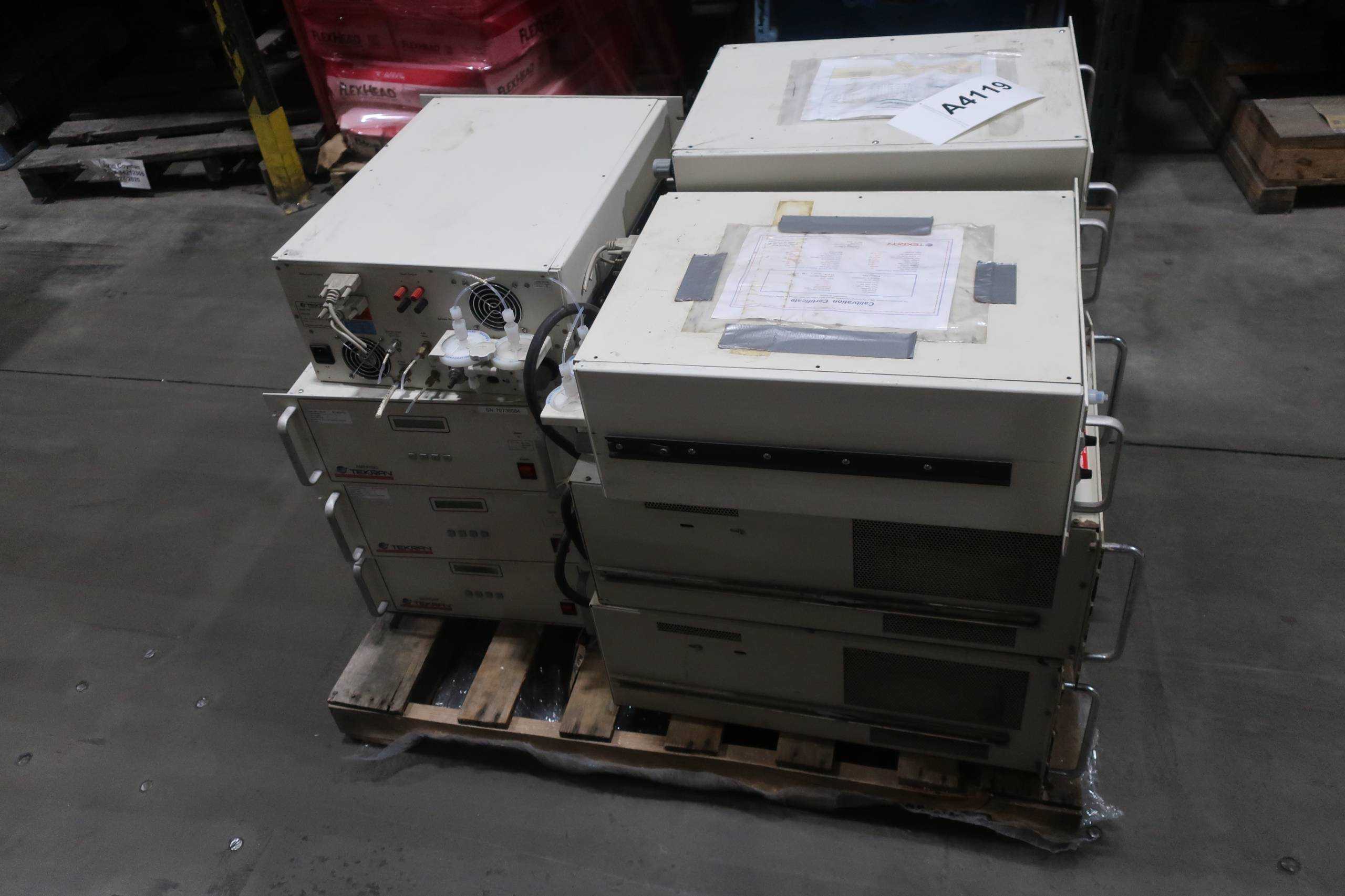 PALLET OF ASSORTED TEST EQUIPMENT - ELECTRICAL TESTING EQUIPMENT