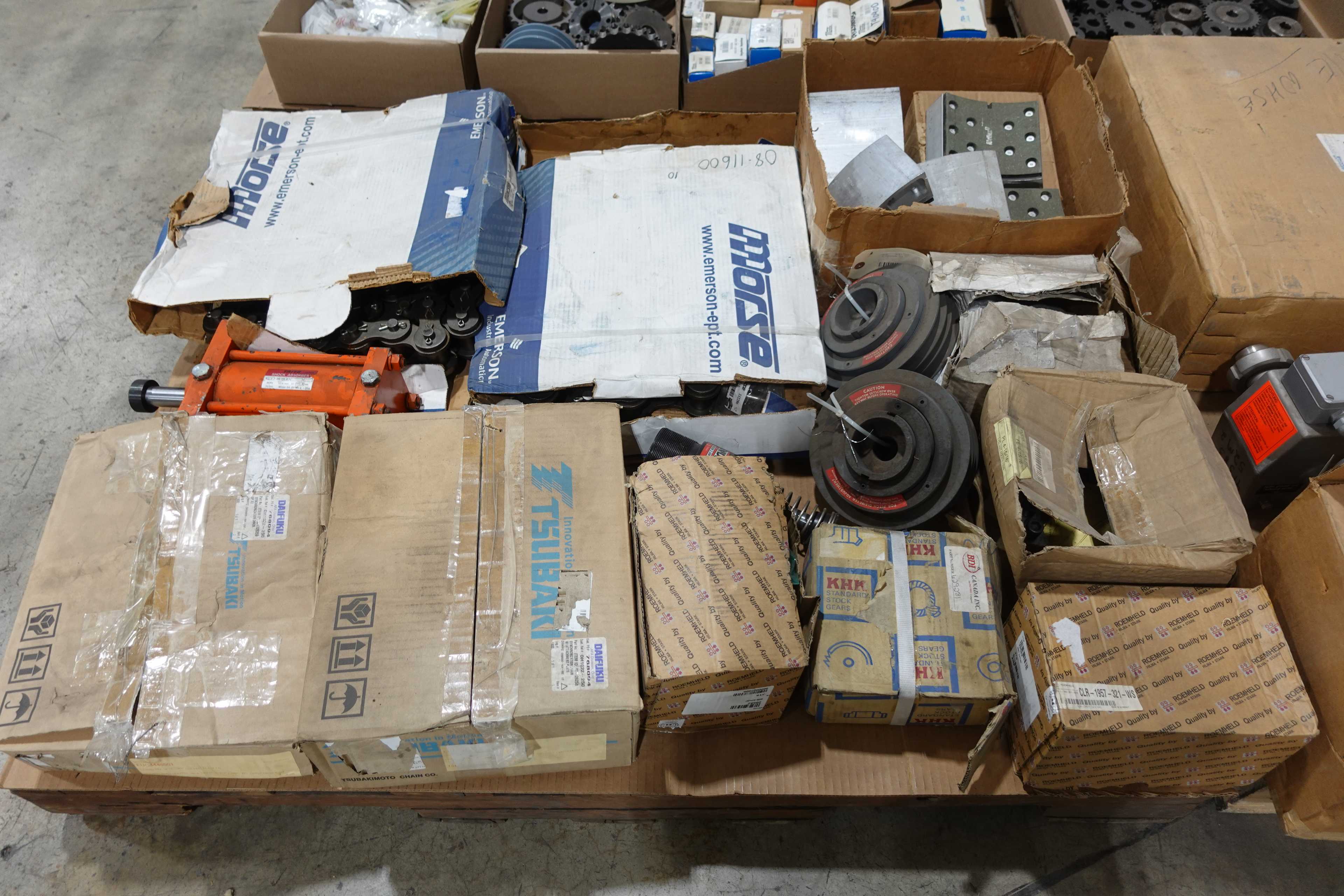 SKU 1738966 - 4 PALLETS OF ASSORTED POWER TRANSMISSION REPLACEMENT PARTS - POWER TRANSMISSION
