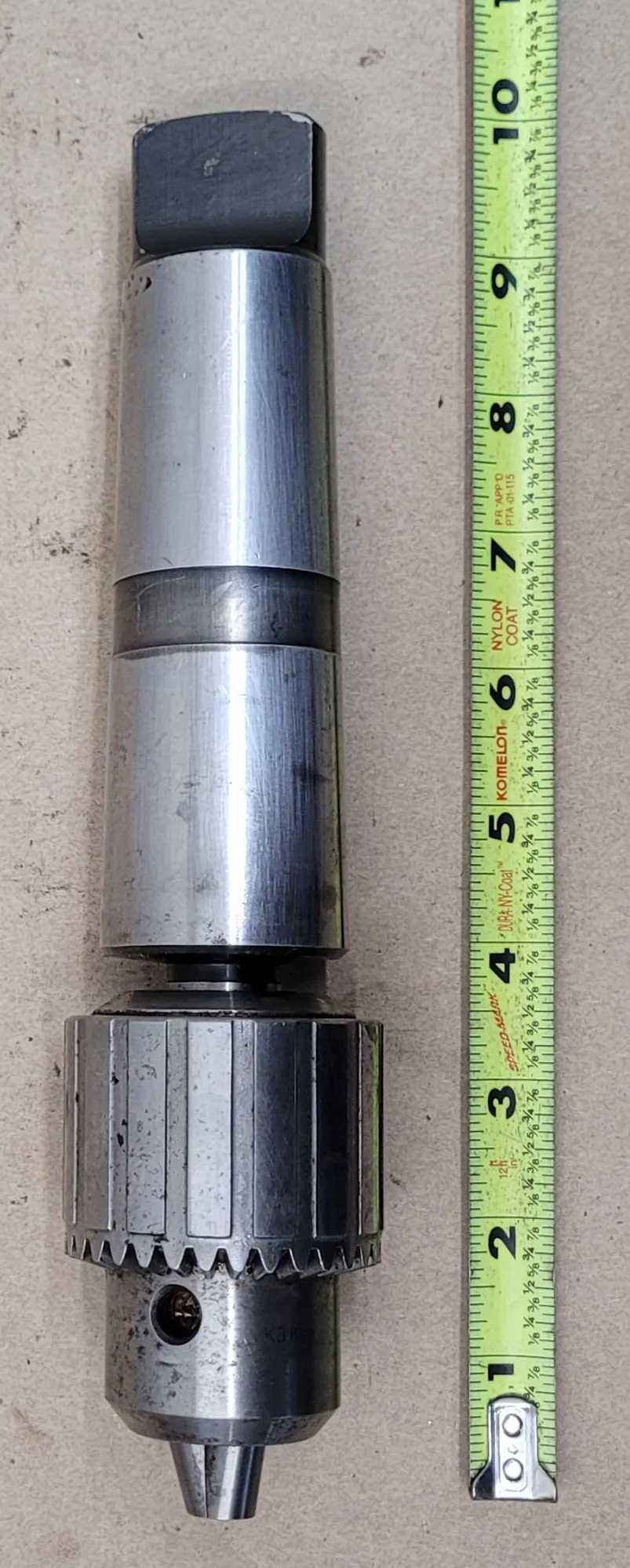 ACCUPRO DRILL CHUCK, 1/16” TO 5/8” CAPACITY, 5MT ARBOR, 3JT TAPERED MOUNT, W/ KEY - MACHINE TOOLING