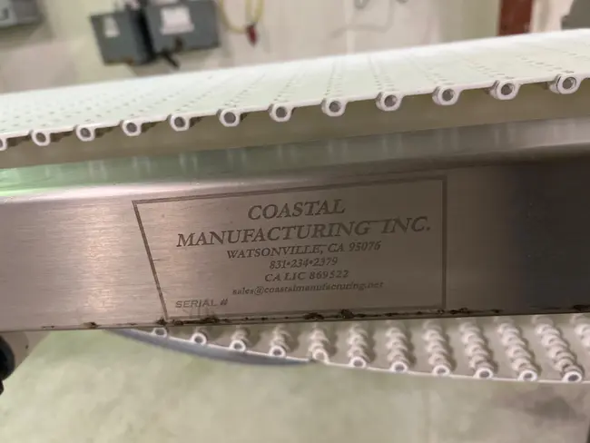 COASTAL MANUFACTURING INC STAINLESS STEEL BELT CONVEYOR - undefined