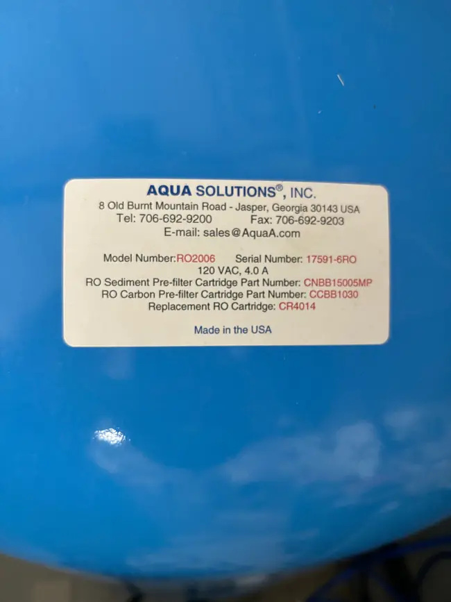 AQUA SOLUTIONS WATER PURIFICATION SYSTEM - undefined
