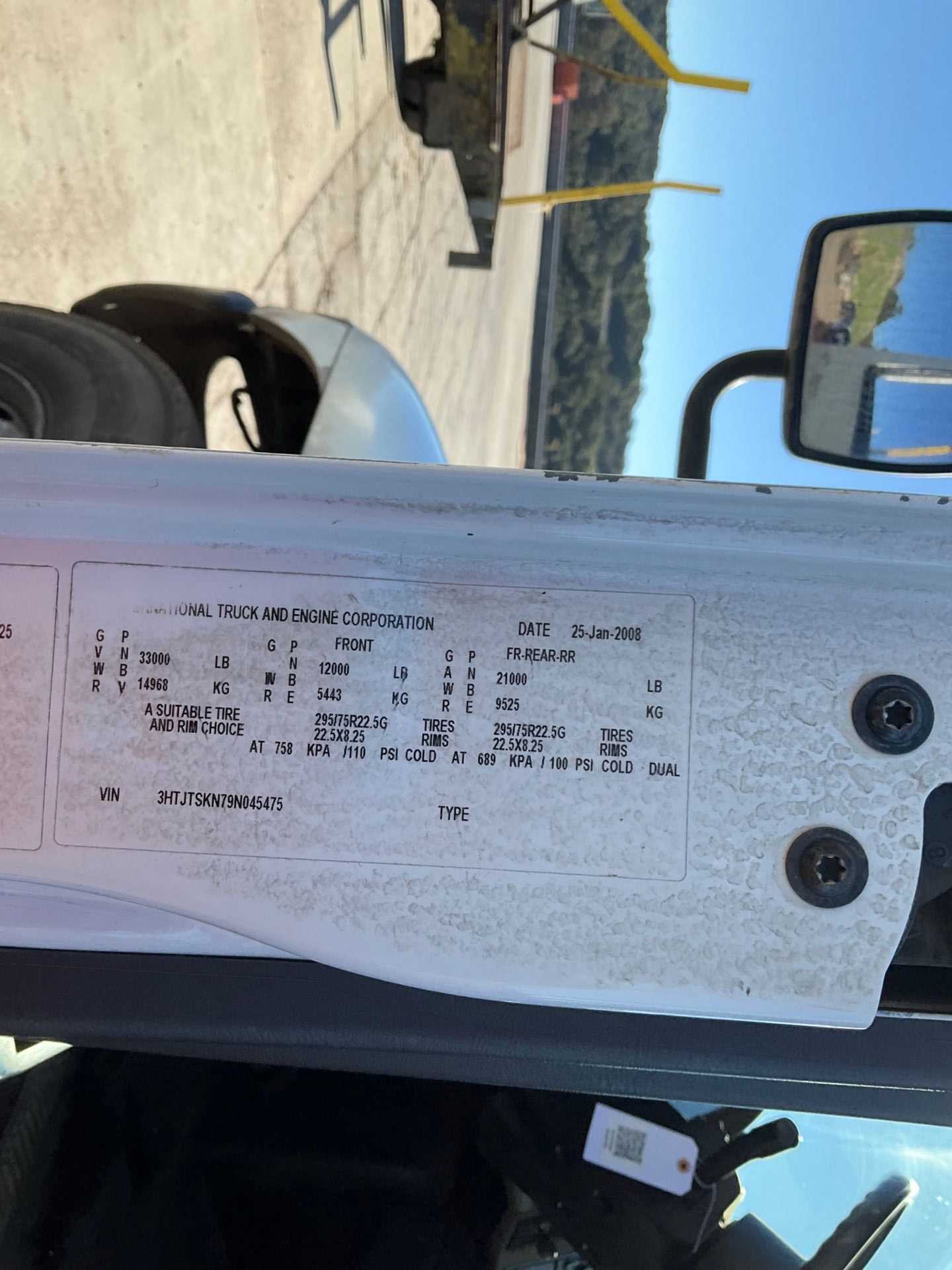 2008 INTERNATIONAL 4300M7 SBA 4X2 FLATBED TRUCK - FLATBED TRUCKS
