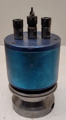 3 SPINDLE DRILLING HEAD ATTACHMENT, FIT ON 4" SPINDLE, DIMENSIONS: 9" H X 2 1/4" SPINDLE HEIGHT - MACHINE TOOLING