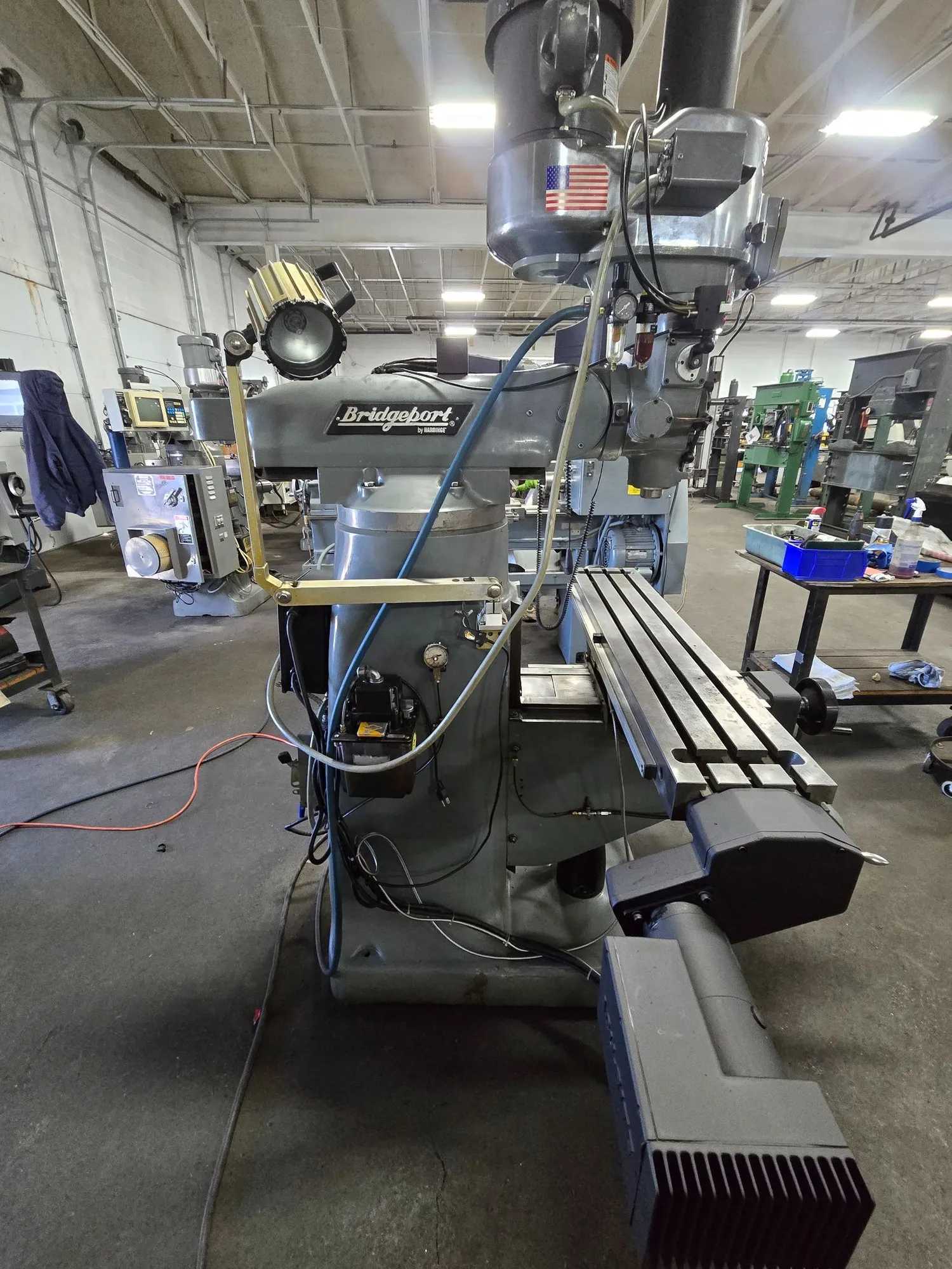2005 BRIDGEPORT HARDINGE SERIES 1 2J CNC VERTICAL MILL 9X48 TABLE R8 60-4200 RPM 2HP - VERTICAL MILLING MACHINES