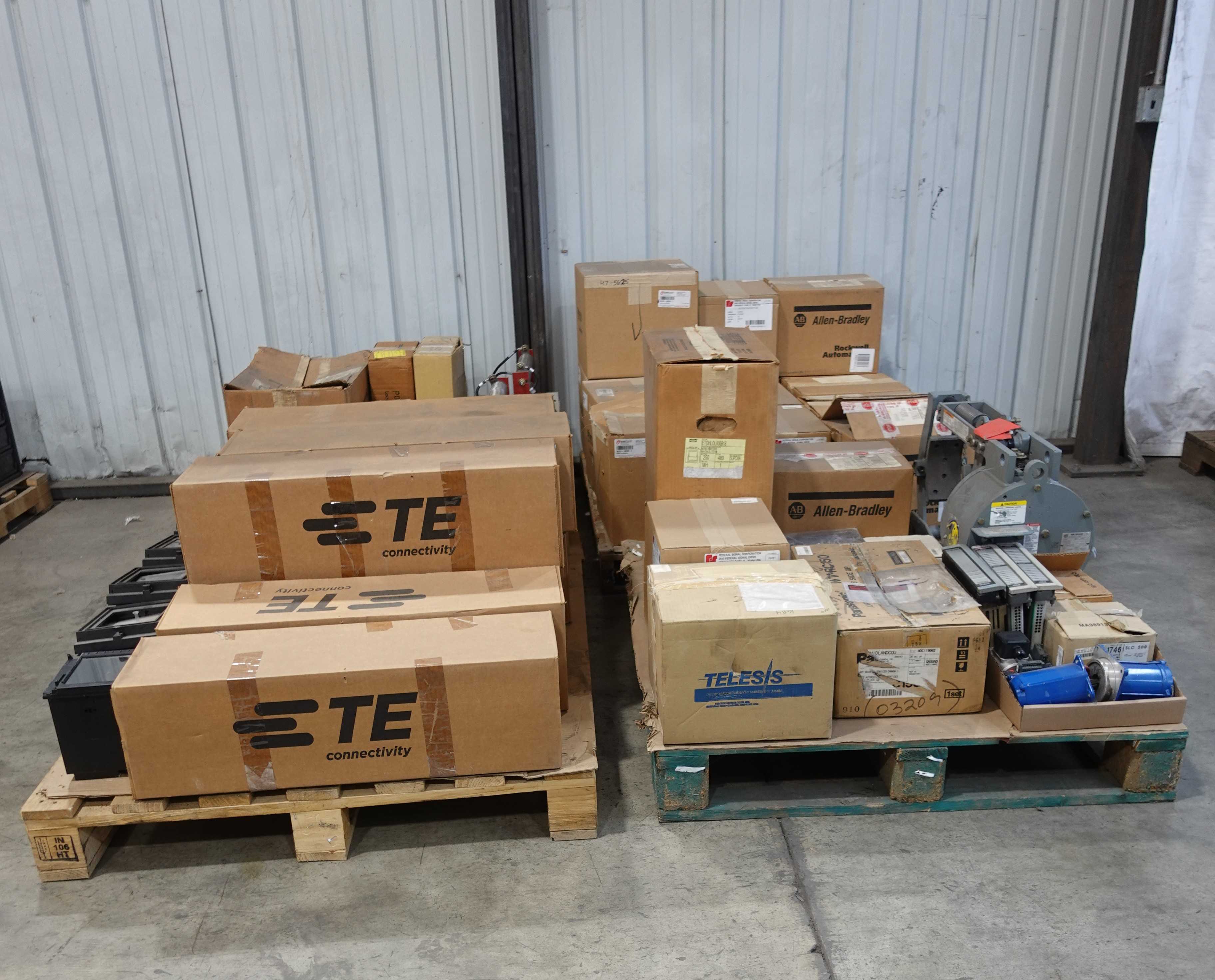 SKU 1726380 - 4 PALLETS OF ASSORTED ELECTRICAL COMPONENTS