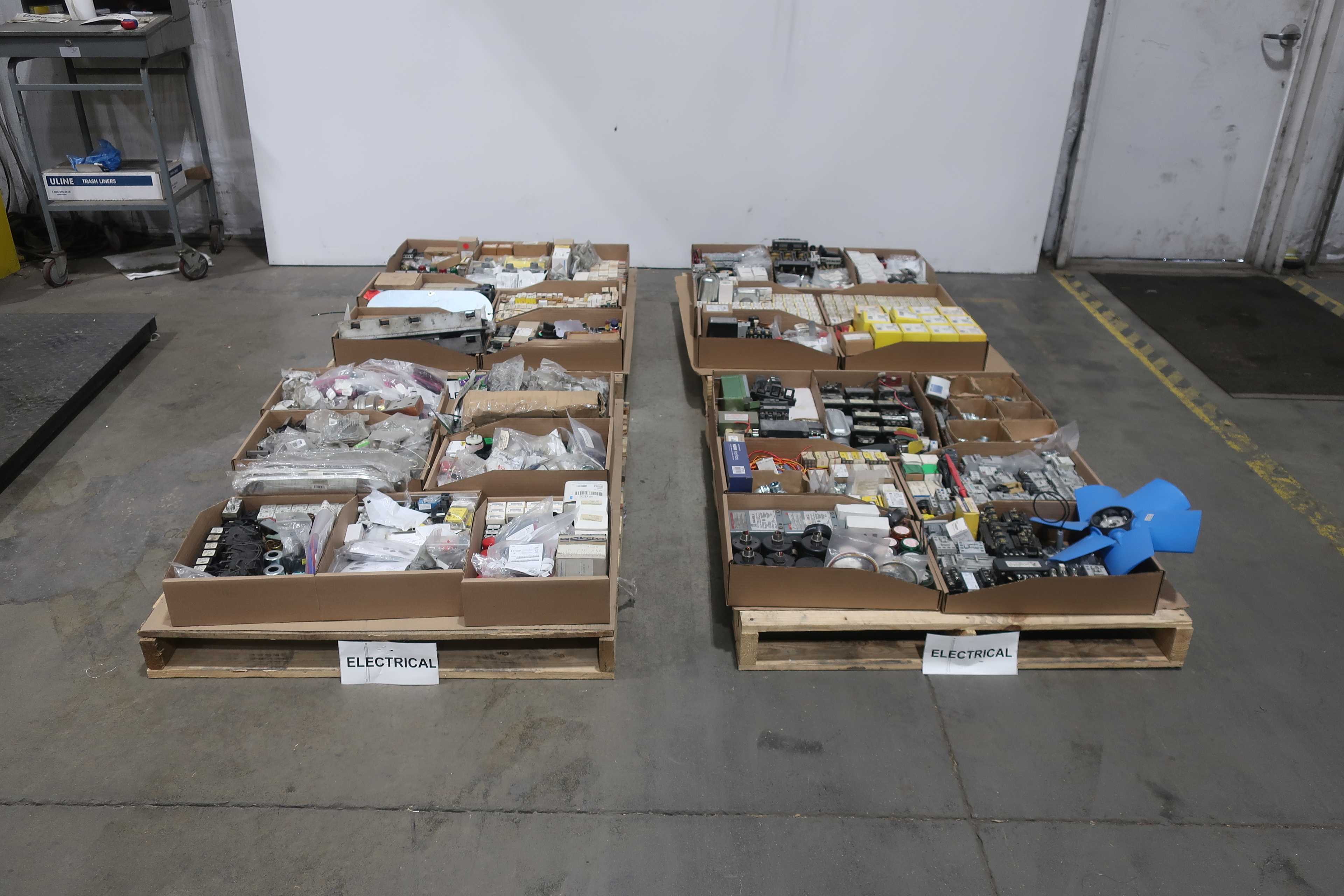 SKU 1741324 - 4 PALLETS OF ASSORTED ELECTRICAL - ELECTRICAL COMPONENTS