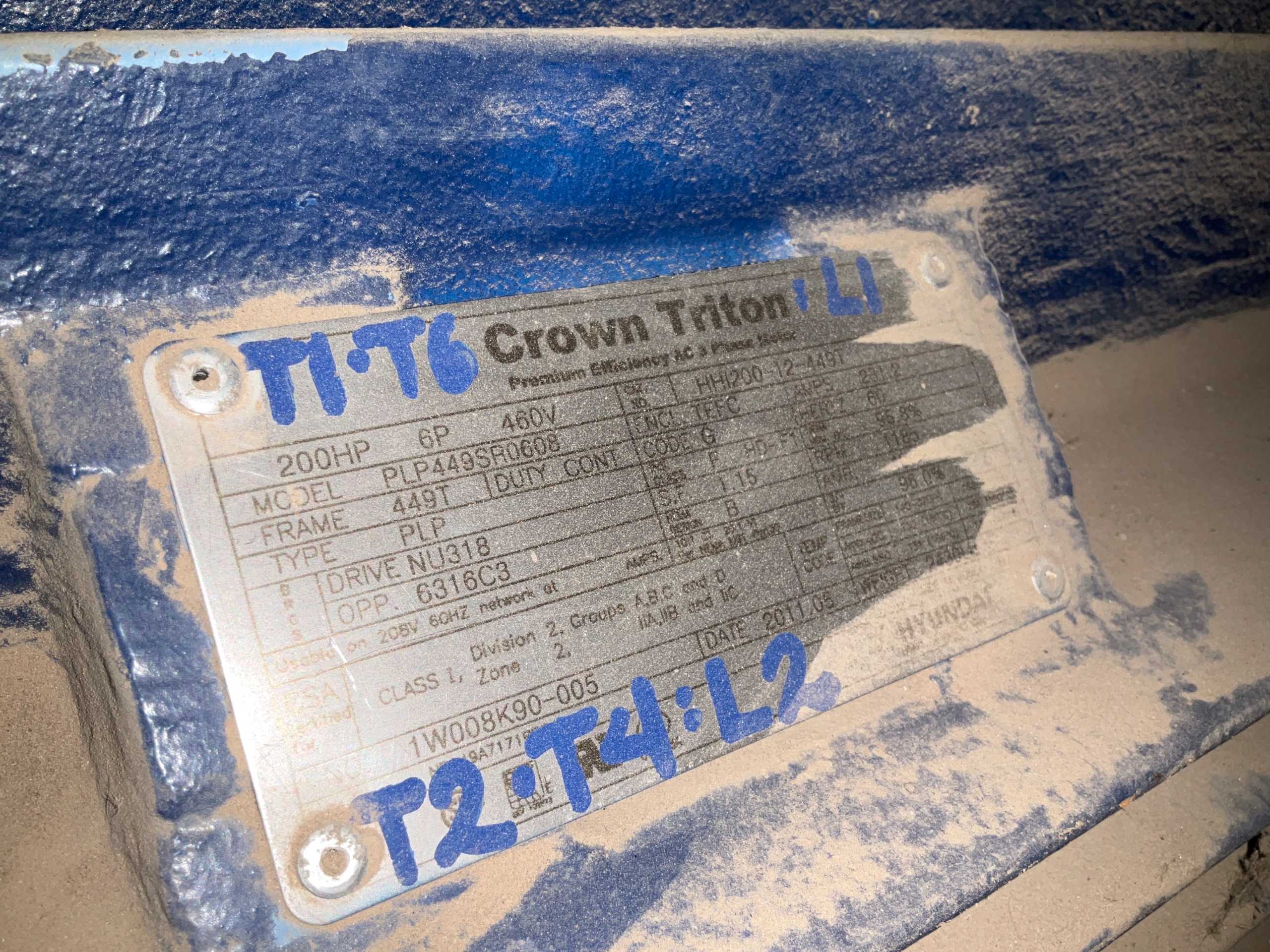 CROWN TRITON PLP449SR0608 AC MOTOR - AC MOTOR