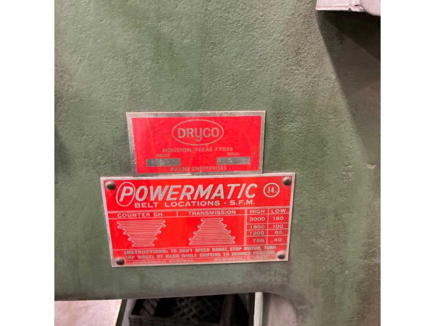 POWERMATIC 143 VERTICAL BAND SAW - VERTICAL BAND SAW