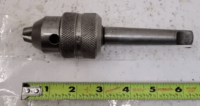 ETTCO KEYLESS DRILL CHUCK NO 2-AB, 2MT SHAFT, 6.25" OAL - MACHINE TOOLING