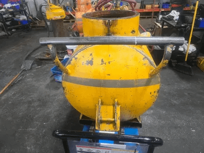 CECOR SA5-140PT SHARK AIR-OPERATED SUMP SUCKER, 140 GALLON TANK, F23 FILTER - CLEANING EQUIPMENT