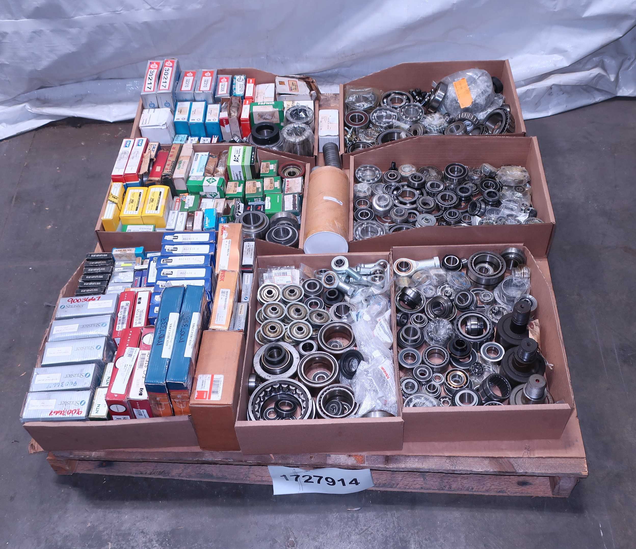SKU 1727914 - PALLET OF ASSORTED BEARINGS - BEARINGS