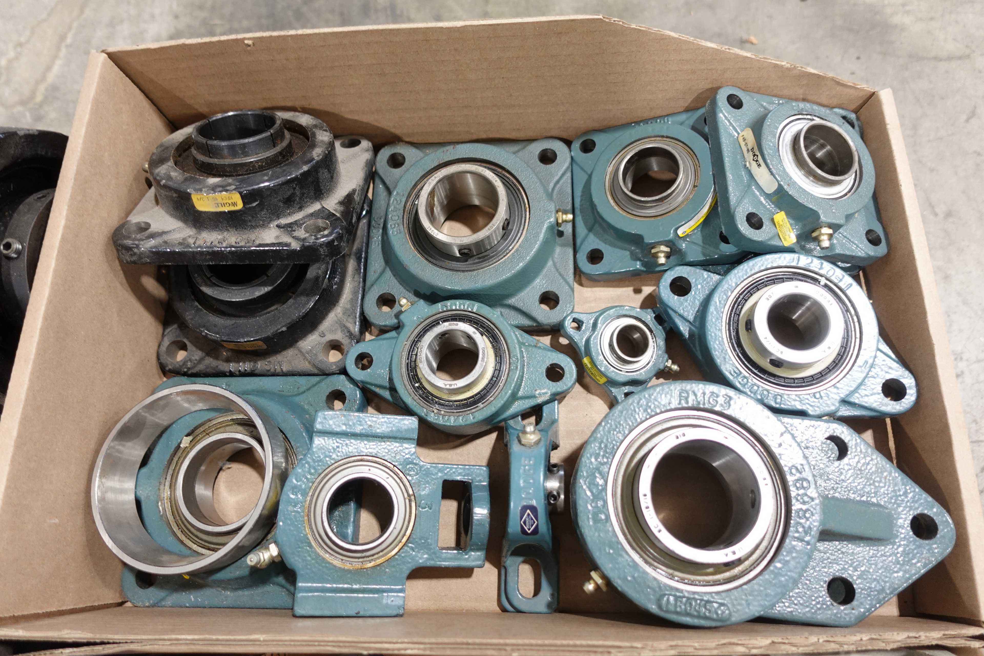 SKU 1763718 - PALLET OF ASSORTED BEARINGS, MOUNTED, ROLLER, INSERT - BEARINGS