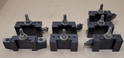 ALORIS CA QUICK CHANGE TOOL POST – 8 PIECE SET - MACHINE TOOLING