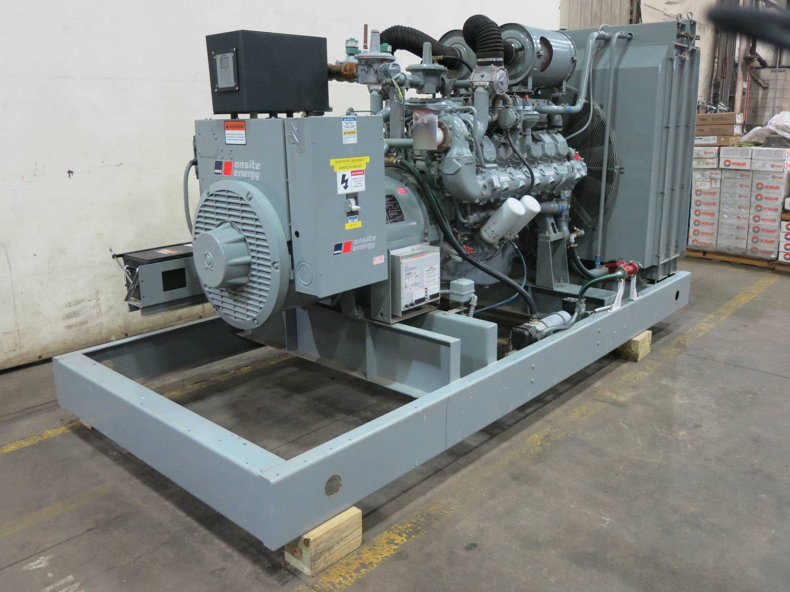 MTU 400RDC6N 400 KW NATURAL GAS/PROPANE GENERATOR, 172 HRS, YR 2009 - STANDBY POWER GENERATOR