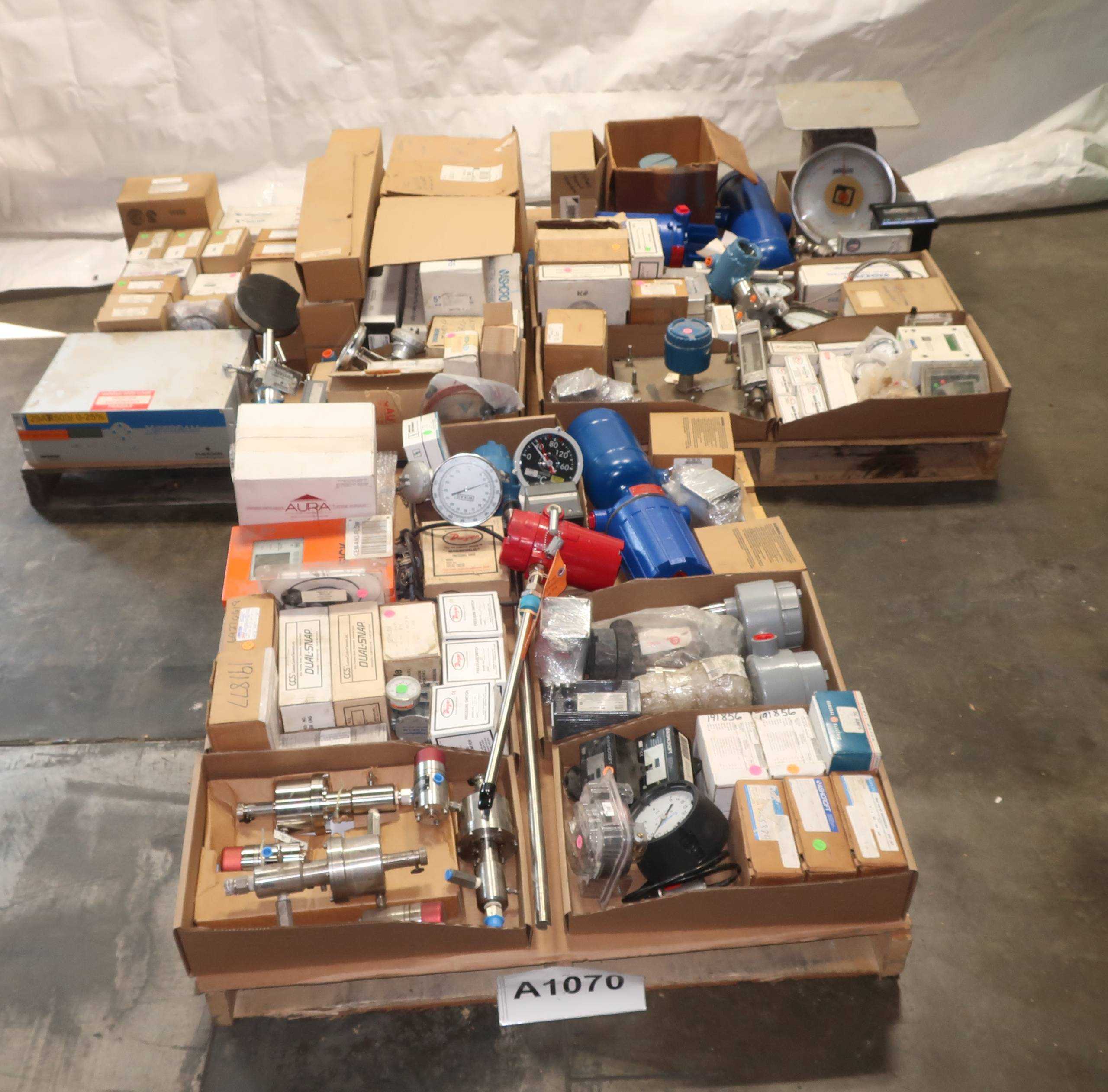 3 PALLETS OF ASSORTED INSTRUMENTATION - INSTRUMENTATION