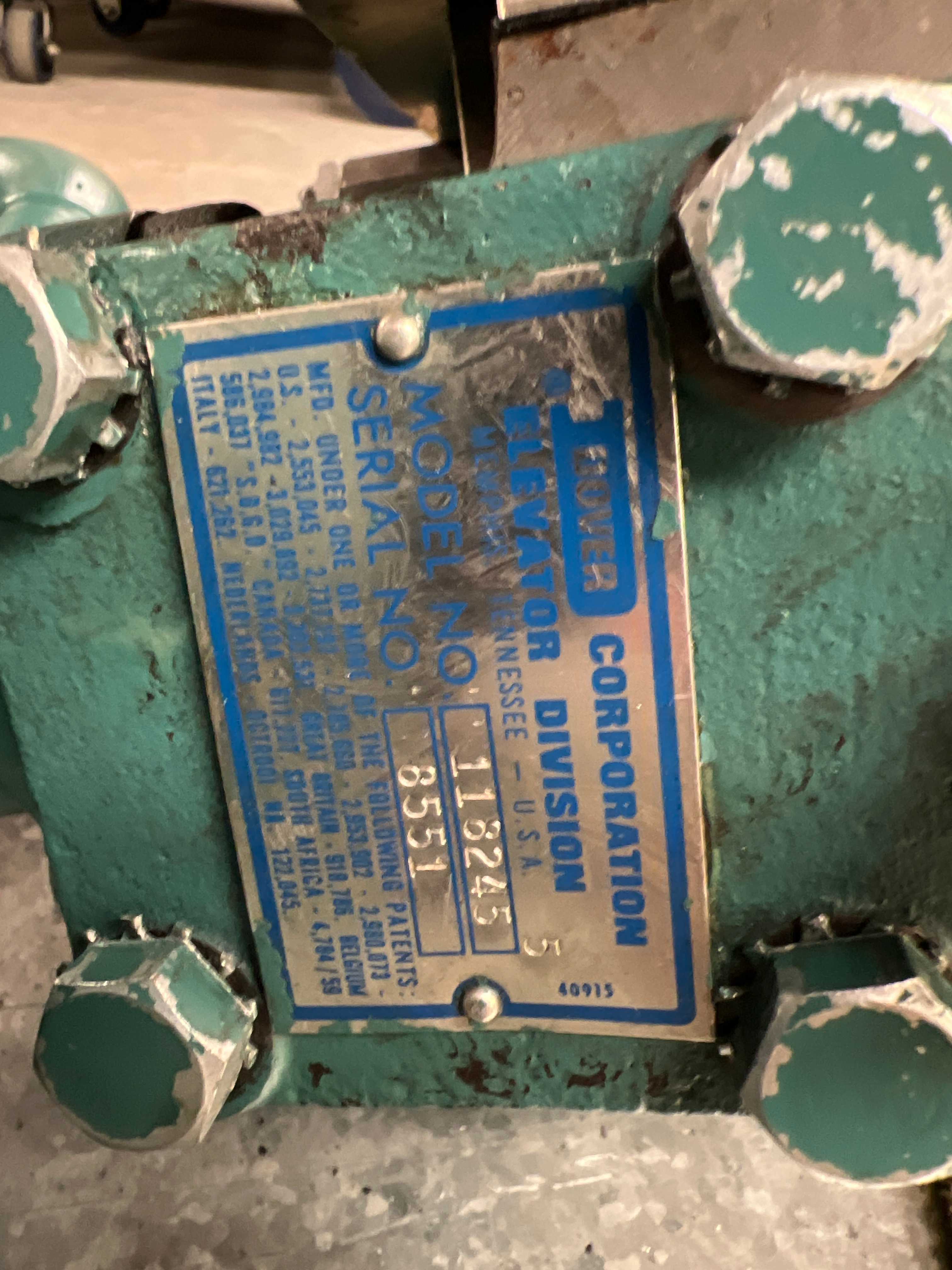 Dover 118245 I-2 Oildraulic Elevator Controller - INDUSTRIAL PARTS