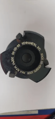 KENNAMETAL SET OF 3 3" O.D. 90 DEG FACE MILLS KACR 3S-K90BPD 100R - MACHINE TOOLING