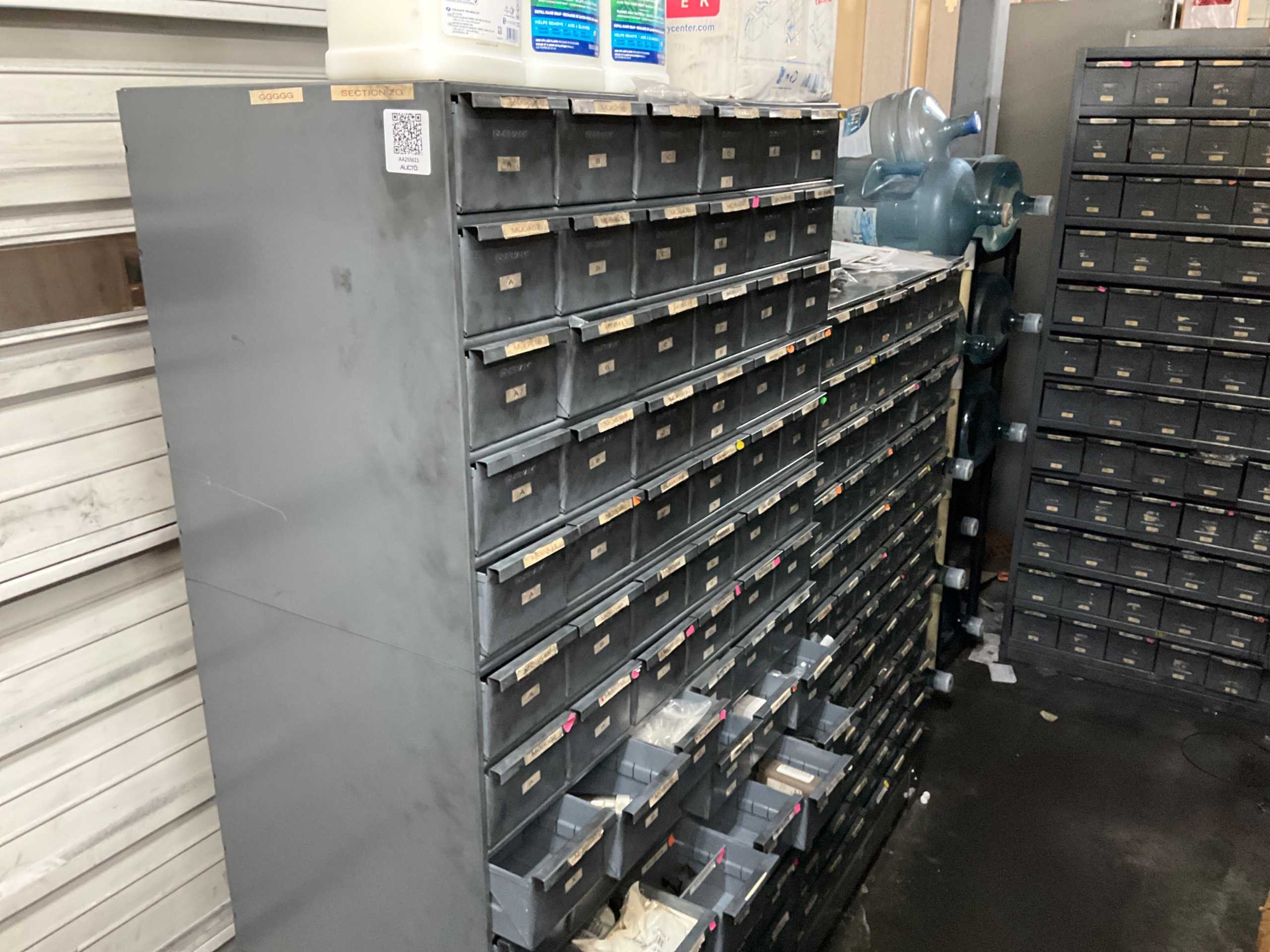 QTY 2 DRAWER CABINET WITH CONTENTS QTY 2 DRAWER CABINET WITH CONTENTS