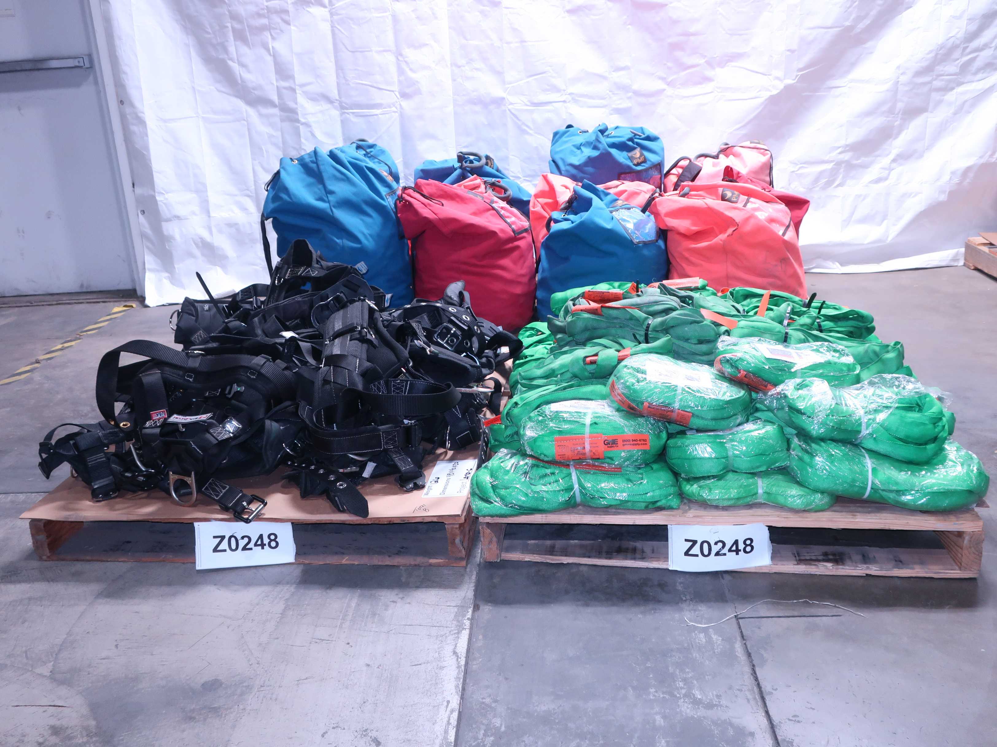 4 PALLETS OF ASSORTED RIGGING