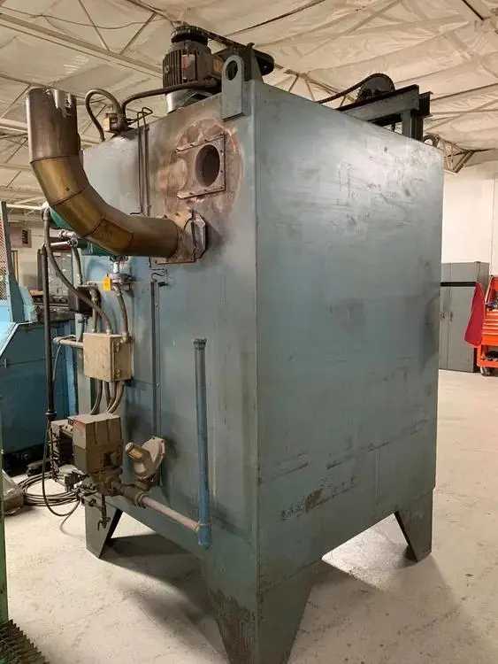 WISCONSIN OVEN SDB-436-12G GAS BATCH FURNACE 1250F 24X36X18H 185KBTU 480V - TEMPERING FURNACE
