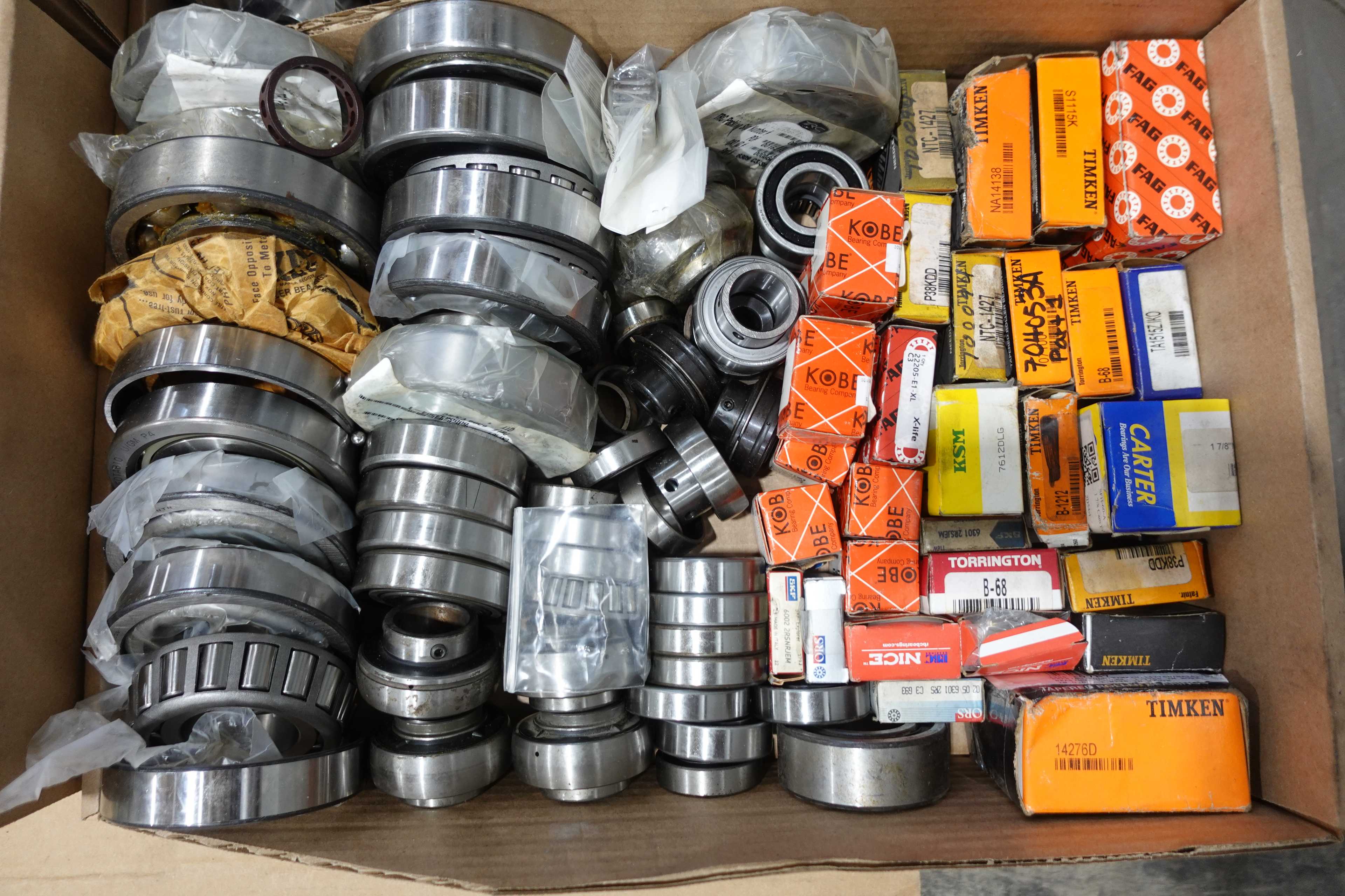 SKU 1749010 - PALLET OF ASSORTED BEARINGS, ROLLER, TAPERED, BALL, INSERT, NEEDLE, CAM FOLLOWERS - BEARINGS