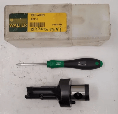 WALTER WAUKESHA B3073-400129 STEPPED CHAMFERING INSERT COOLANT DRILL MILL 23MM - MACHINE TOOLING