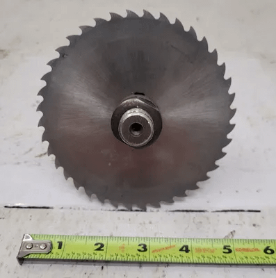 POLAND HSS SLIT SAW, 5" DIAMETER, 3/32" THICK, 1" ARBOR HOLE - MACHINE TOOLING
