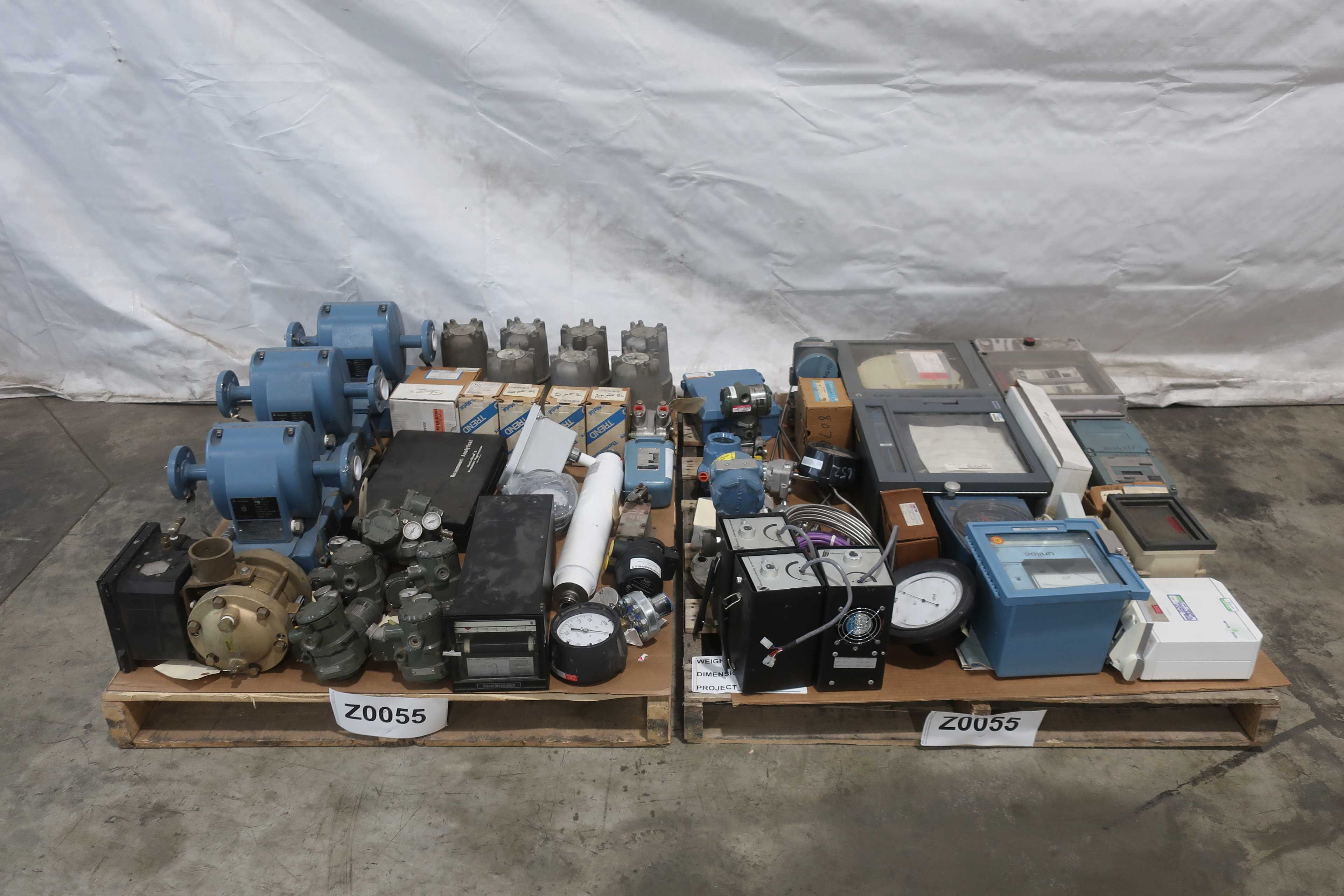 2 PALLETS OF ASSORTED INSTRUMENTATION - INSTRUMENTATION