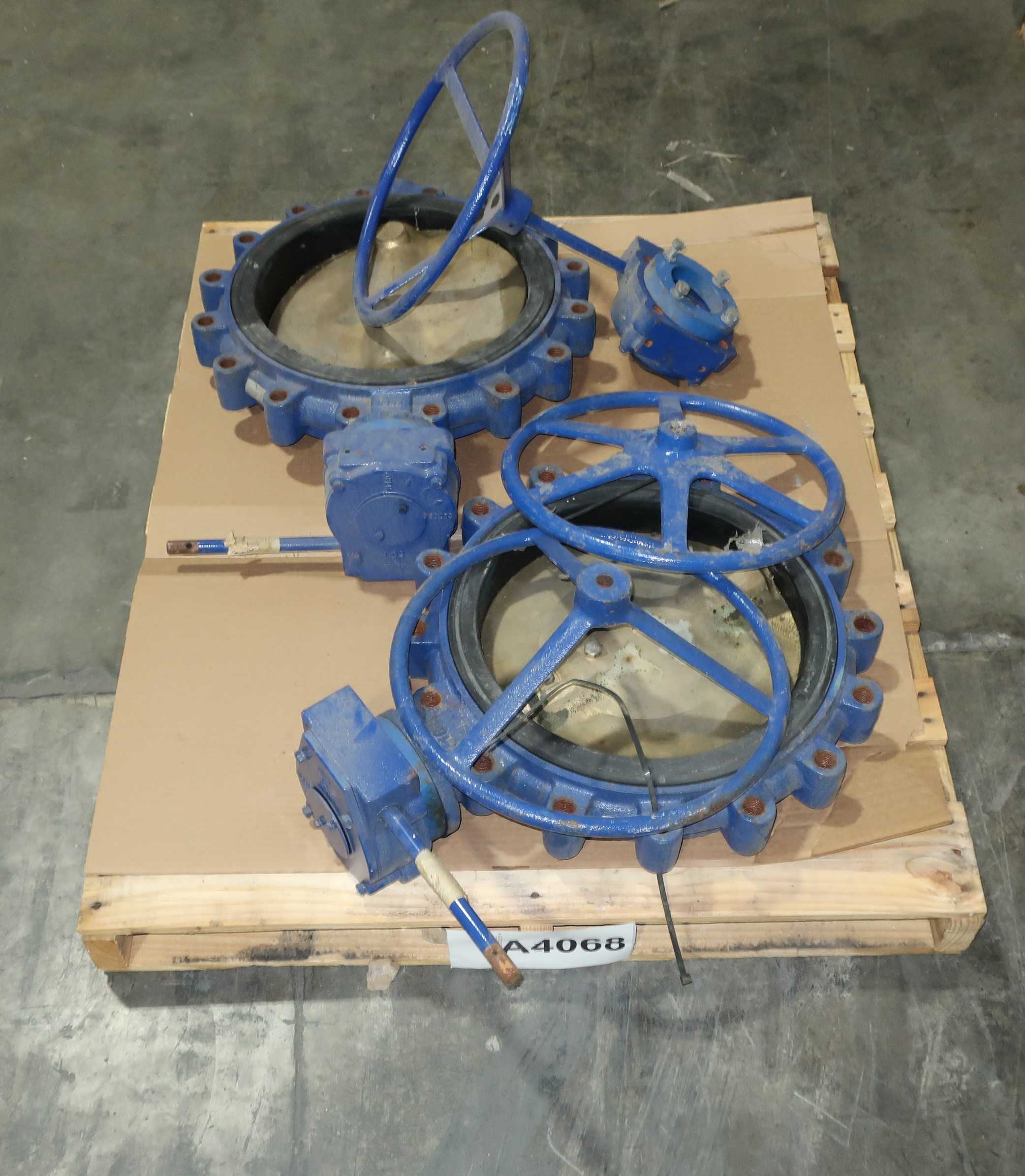 LOT OF 2 BUTTERFLY VALVES, KEYSTONE - BUTTERFLY VALVE