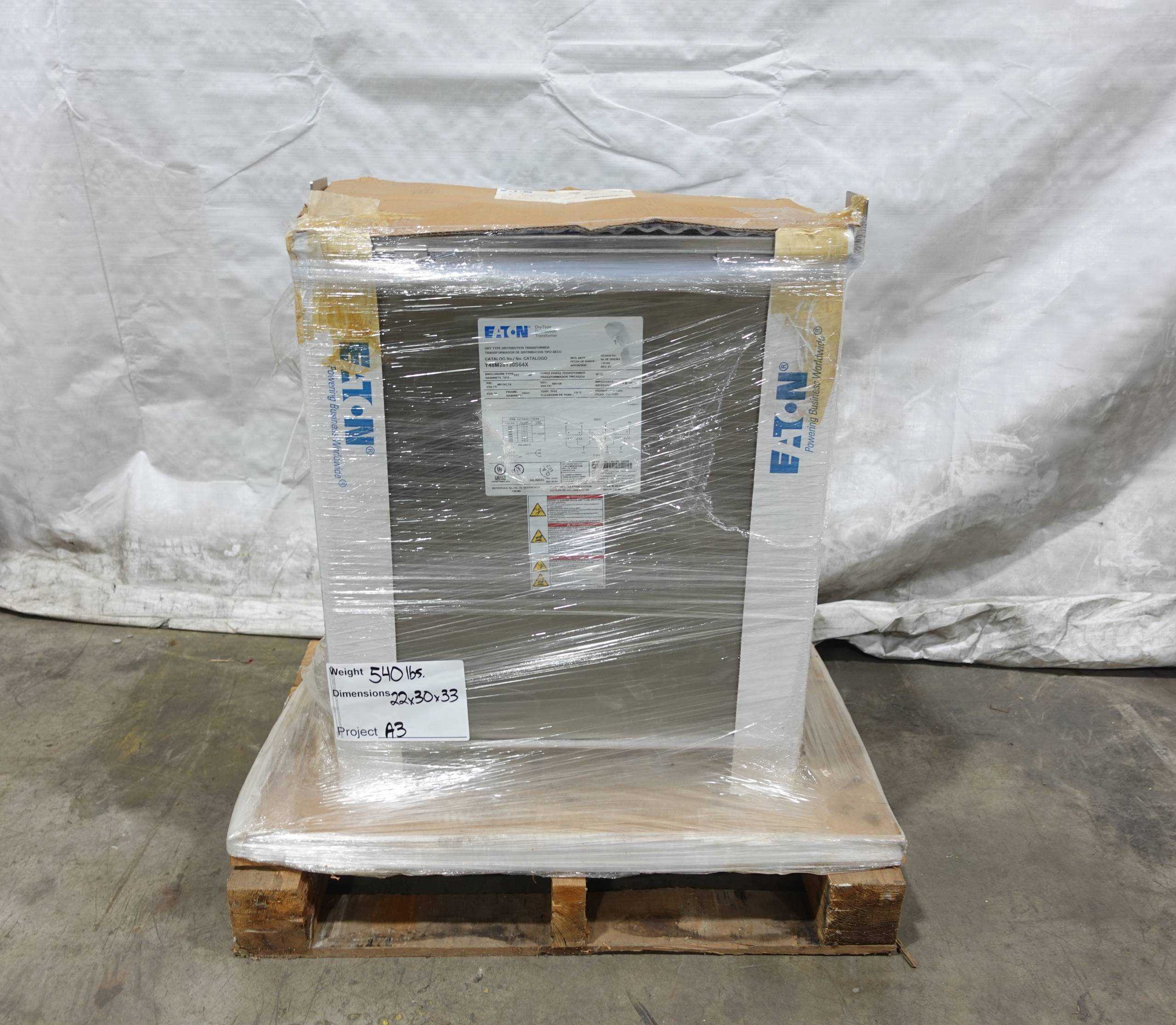 2022 EATON Y48M28T30S64X DRY TYPE DISTRIBUTION TRANSFORMER - DRY TRANSFORMERS