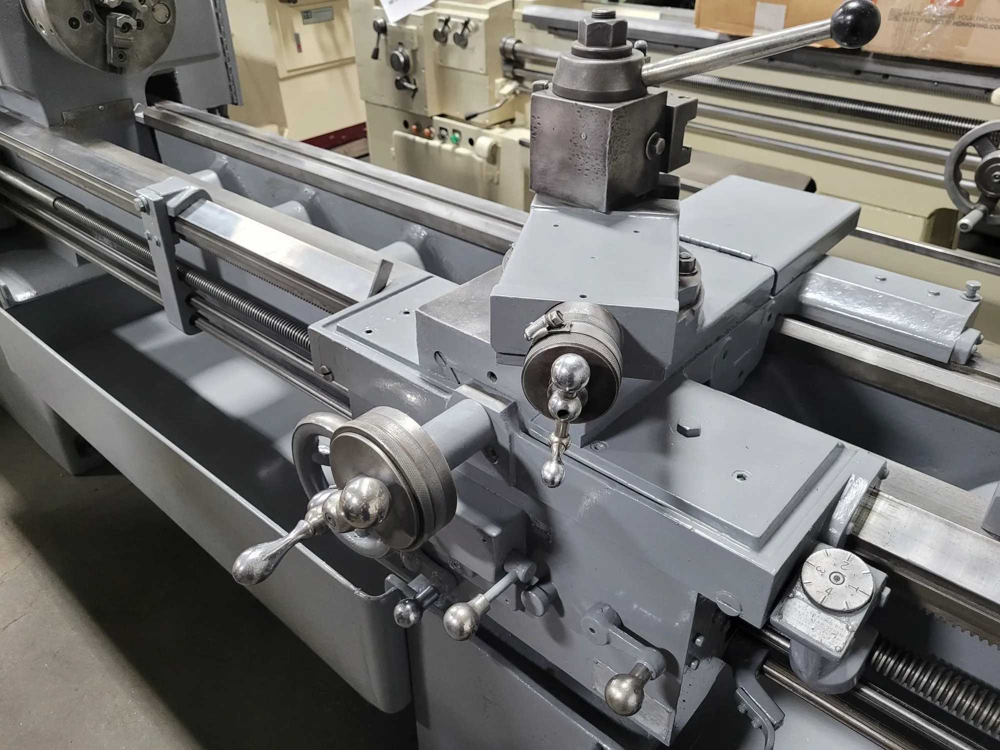LEBLOND 19" X 102" REGAL ENGINE LATHE, 10 HP, 25-1000 RPM, 10" 3 JAW CHUCK, HARD WAYS - MANUAL LATHES