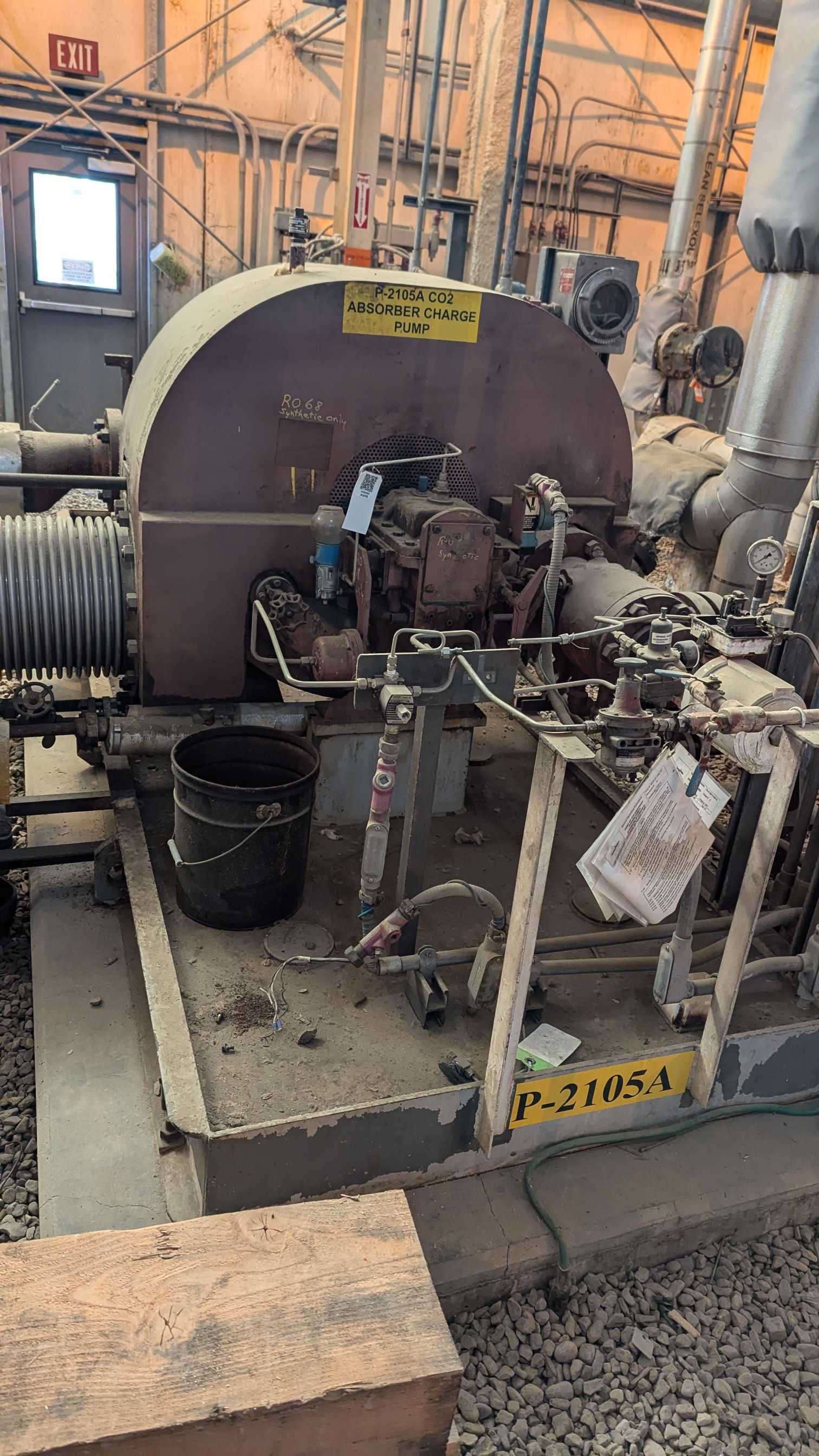 DRESSER-RAND CO2 ABSORBER CHARGE PUMP - PUMPS