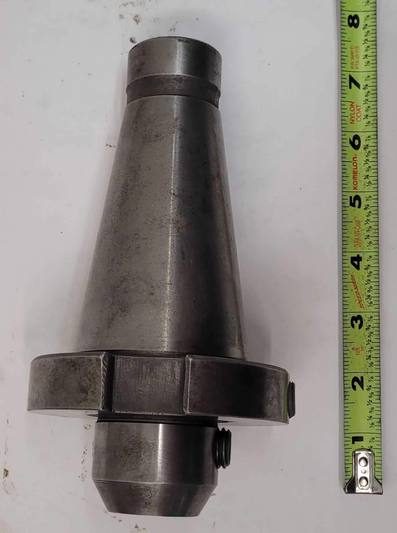 NMTB50 END MILL HOLDER, 7/8" SIZE, 7-1/4" OAL - MACHINING TOOLING & PARTS