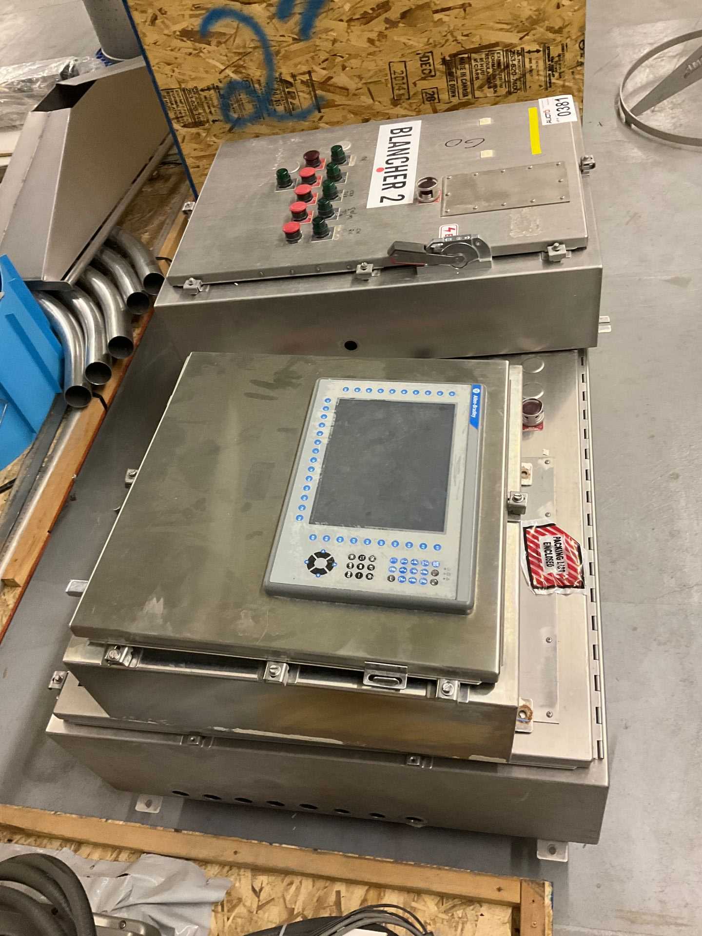 2 Pallets of Assorted Allen Bradley Control Cabinets and Breakers - INDUSTRIAL PARTS