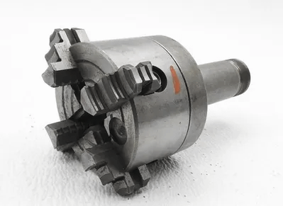 3 IN - 4 JAW LATHE CHUCK W/ 5C COLLET MOUNT - MACHINE TOOLING
