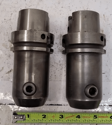 KENNAMETAL HSK63AWN20100M WHISTLE NOTCH ADAPTERS (SET OF 2) - MACHINE TOOLING
