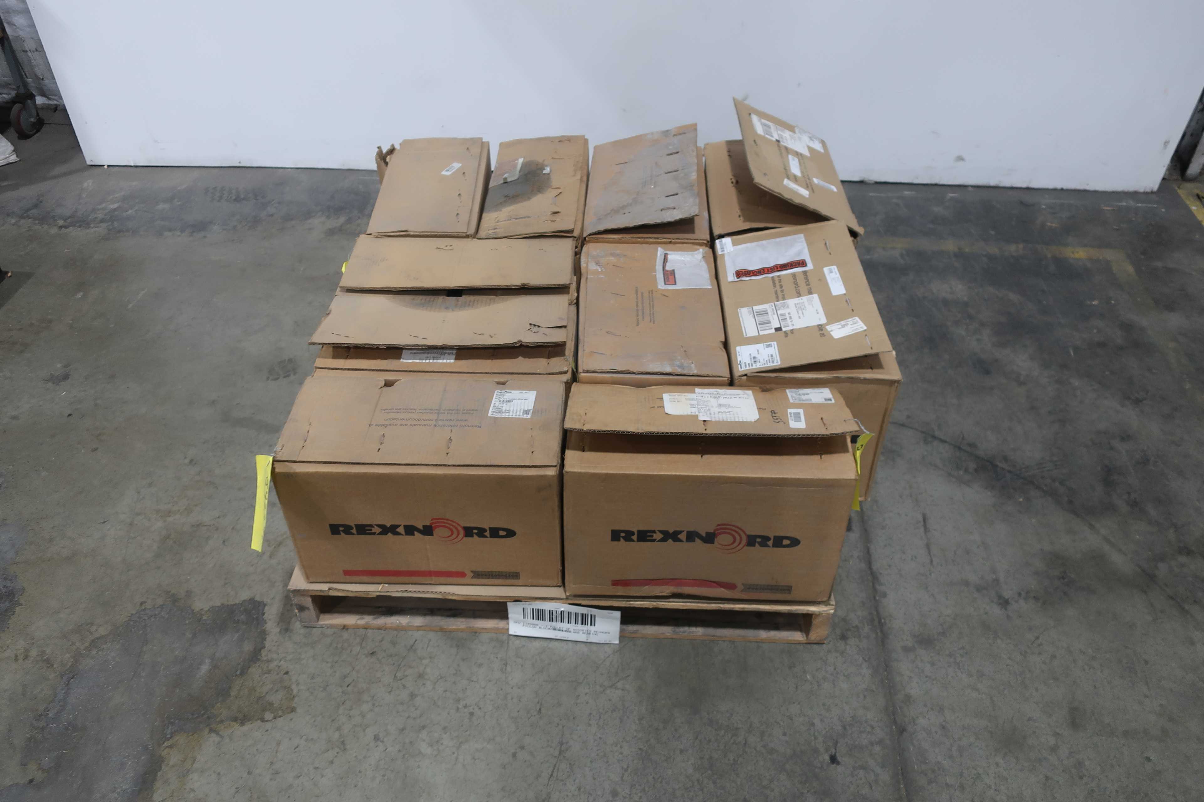 SKU 1749000 - PALLET OF ASSORTED REXNORD PILLOW BLOCK BEARINGS AND BEARING ASSEMBLIES - BEARINGS