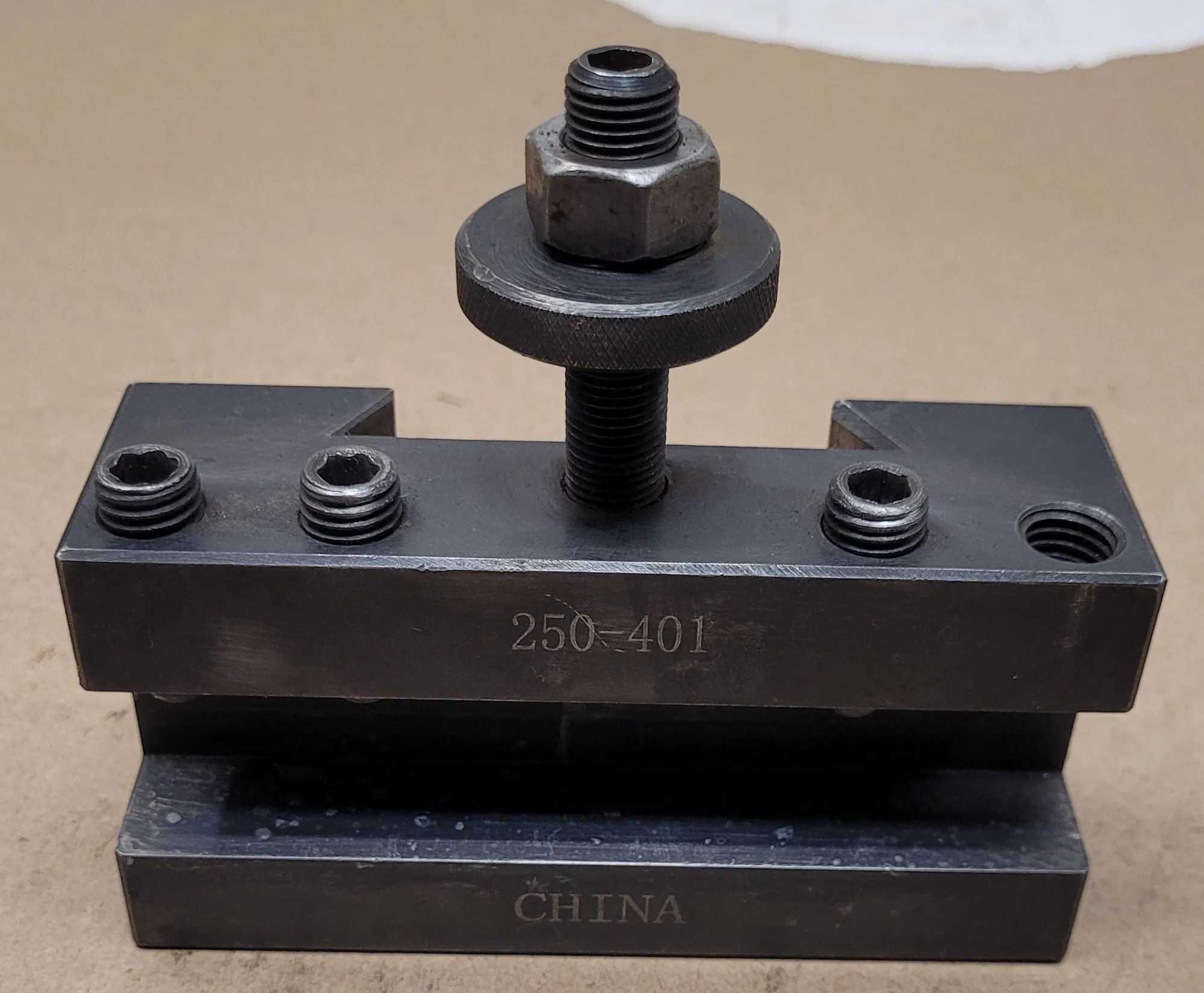 QTCP 250-401 QUICK CHANGE TOOL POST HOLDER - MACHINE TOOLING