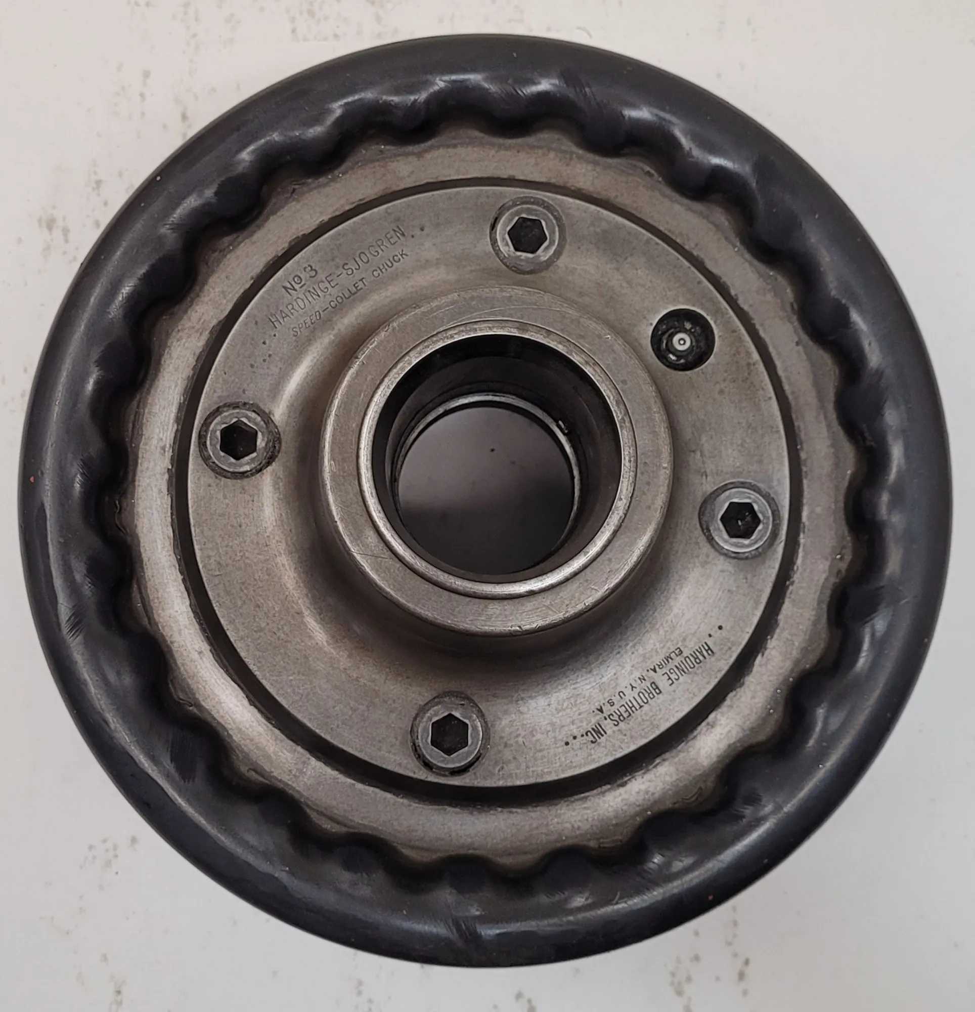 HARDINGE-SJOGREN NO. 3 SPEED COLLET CHUCK W/ L0 MOUNT - MACHINE TOOLING