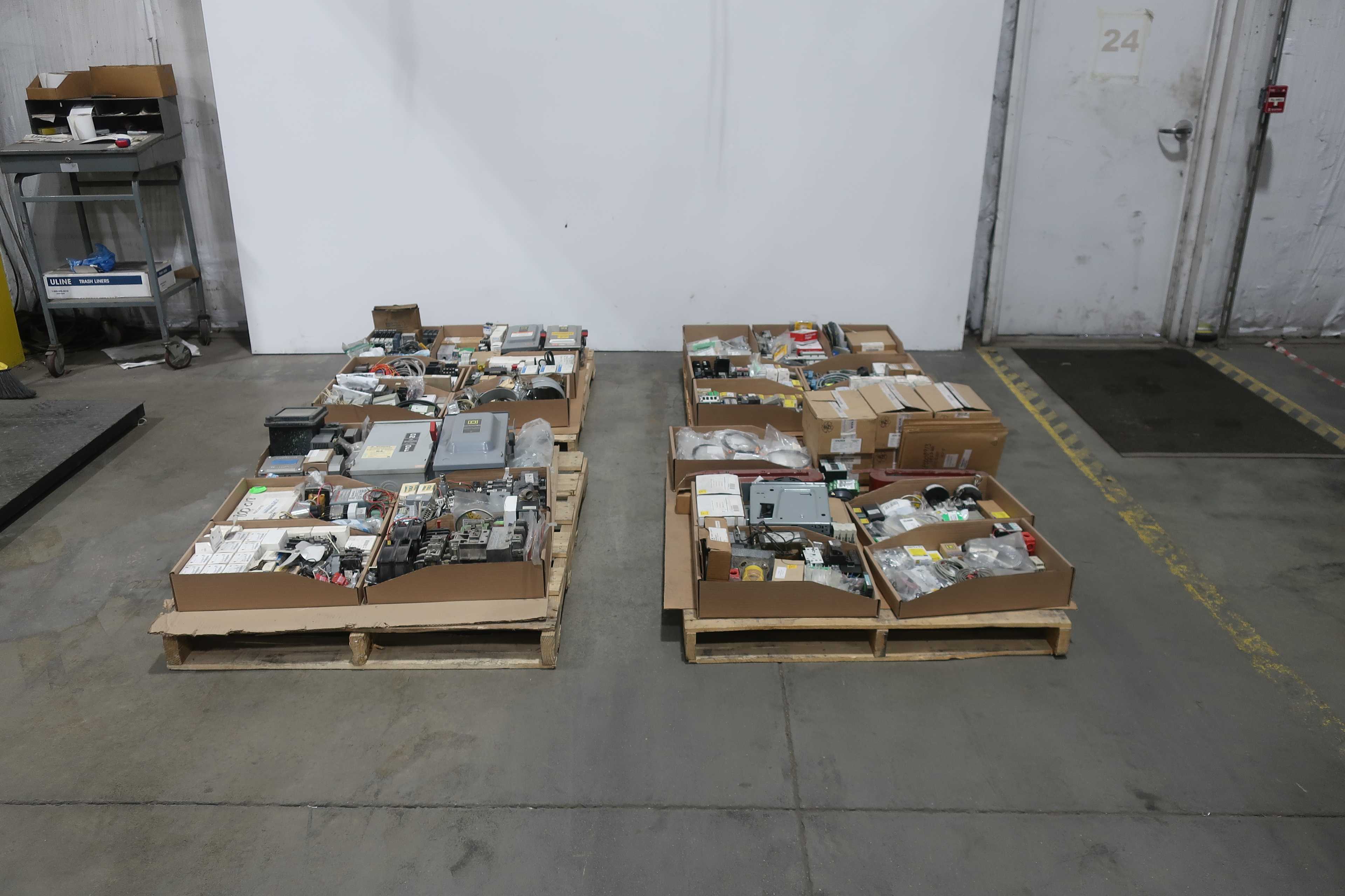 SKU 1741668 - 4 PALLETS OF ASSORTED ELECTRICAL - ELECTRICAL COMPONENTS