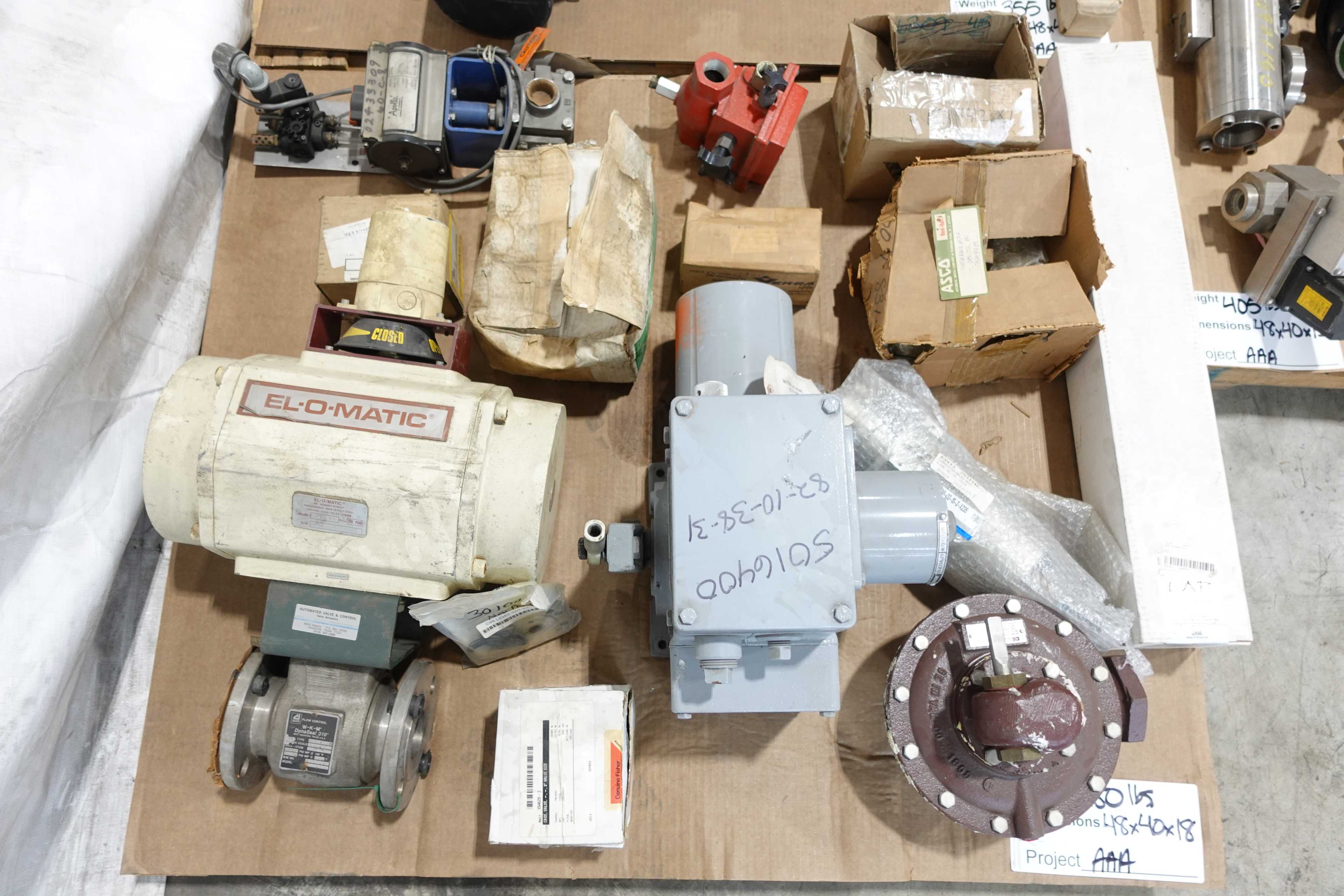 SKU 1079622 - 3 PALLETS OF ASSORTED VALVES AND VALVE PARTS - VALVE PARTS & ACCESSORIES