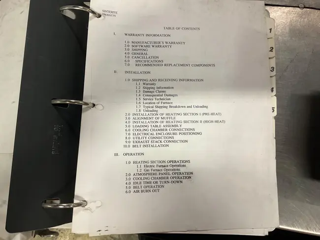 2011 GASBARRE 24E-6Z SINTERING BELT FURNACE - undefined