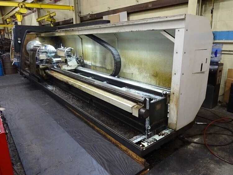 2007 VANGUARD CAK80485D LATHE, 32 SWING, 191 LENGTH, 28 CHUCK, 130MM BORE, 10-1000 RPM, 30 HP - CNC LATHES