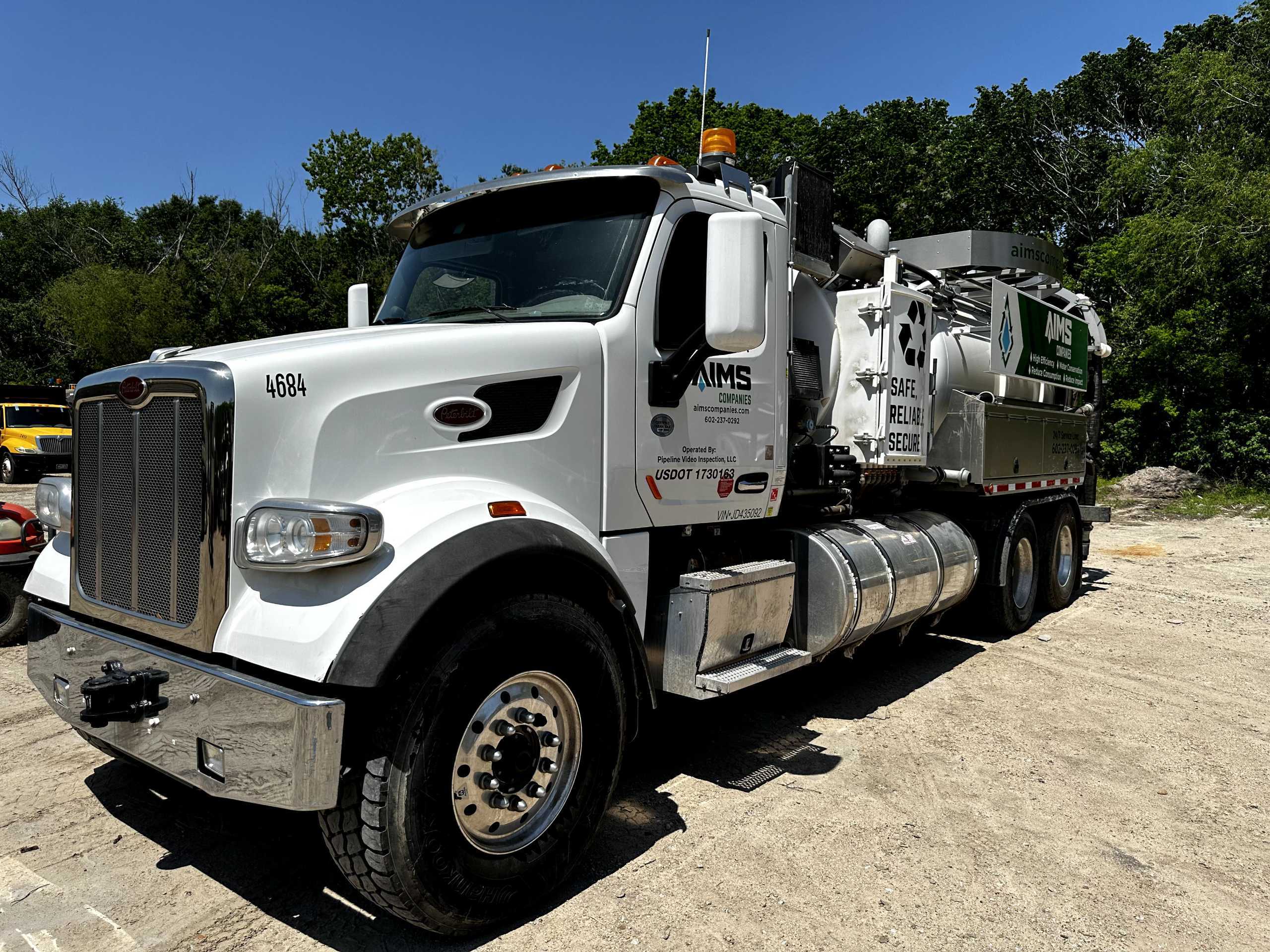 2018 KAISER AQUASTAR KWP 3100I HYDRO EXCAVATOR TRUCK - PETERBILT - HYDRO EXCAVATOR TRUCKS