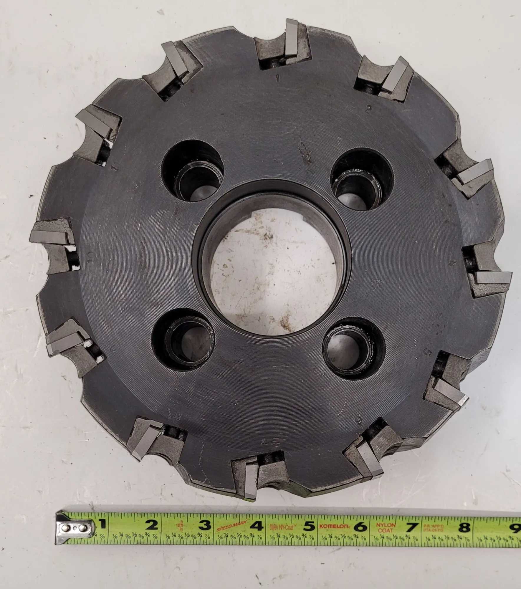TMX TOOLING 8" DIA. INDEXABLE FACE SHELL MILL 6-904-363 (12 FLUTES, 2.5" BORE) - MACHINE TOOLING