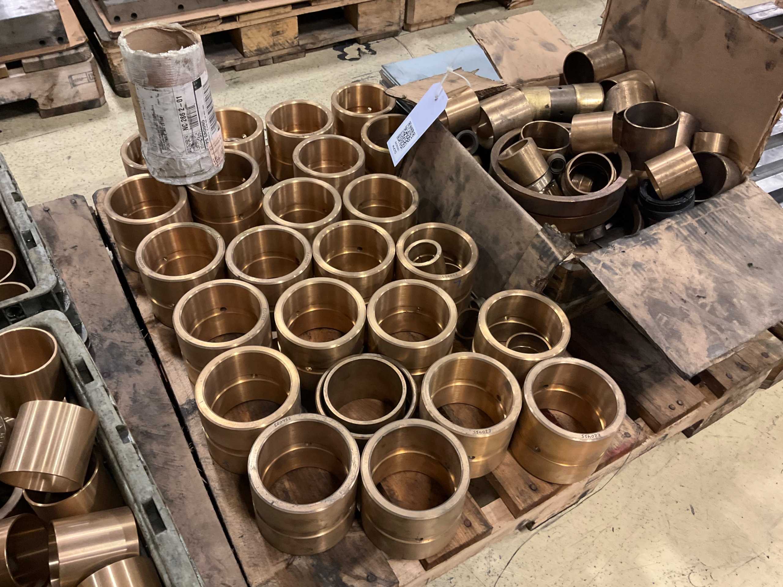 BULK QTY OF BRASS BUSHINGS - INDUSTRIAL PARTS