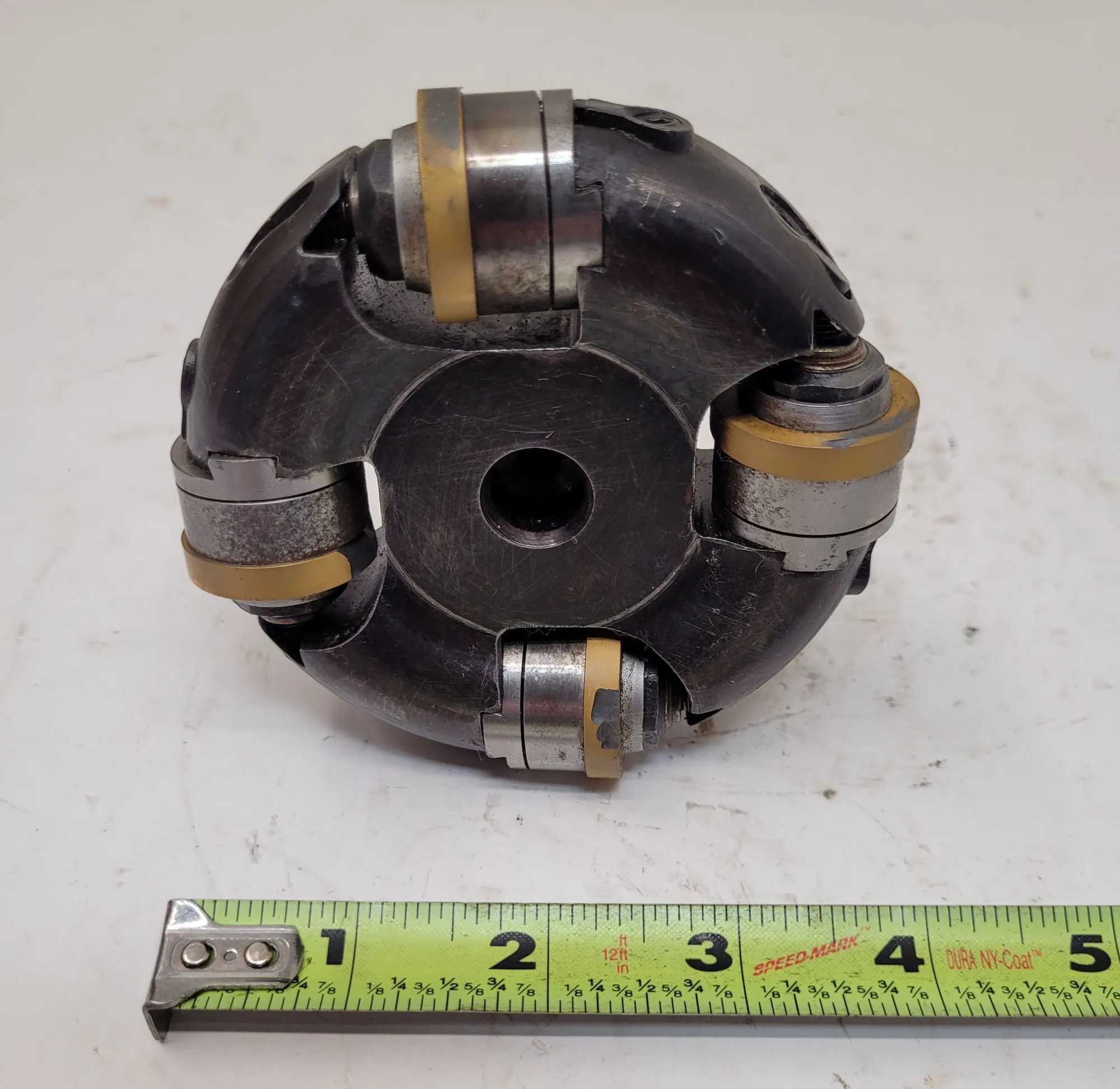 ROTARY TECH USA SHELL MILL - 1" SHANK X 4" CARBIDE INSERT HEAD TOOLING - MACHINE TOOLING