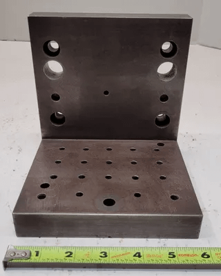 RIGHT ANGLE PLATE - 6X6X6X1 - MACHINE TOOLING