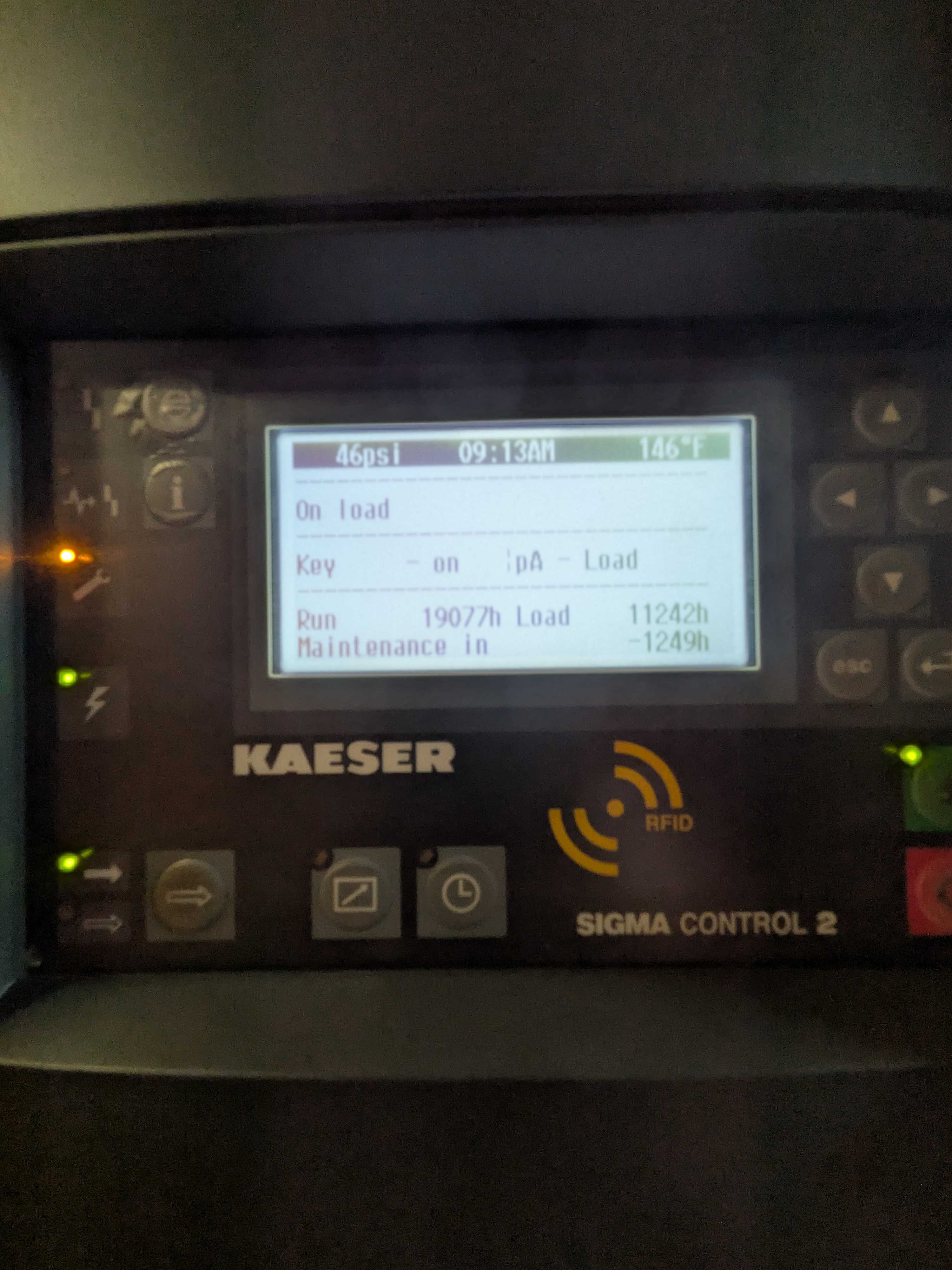 2022 KAESER DSD 150 ROTARY SCREW COMPRESSOR, 150HP, 717CFM, 125PSIG, 575V - STATIONARY AIR COMPRESSOR