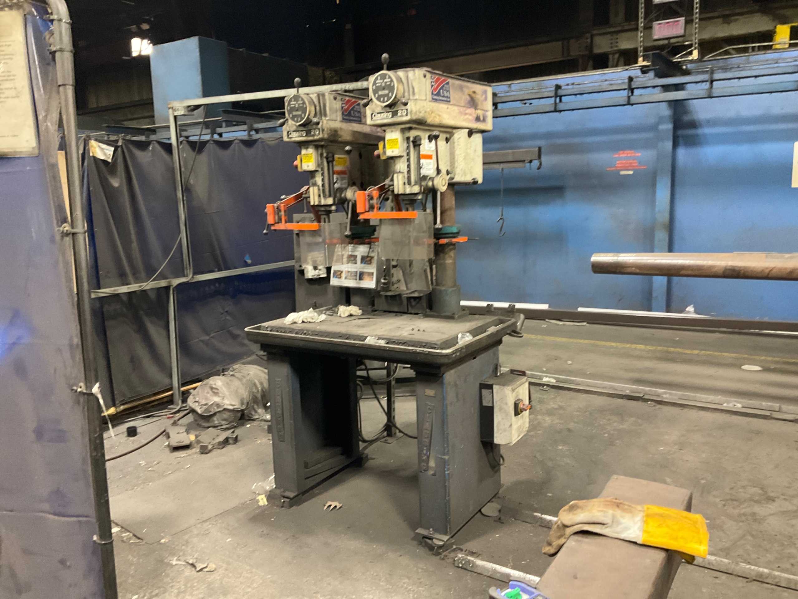 QTY 2: UPRIGHT DRILL PRESS - UPRIGHT DRILL PRESSES